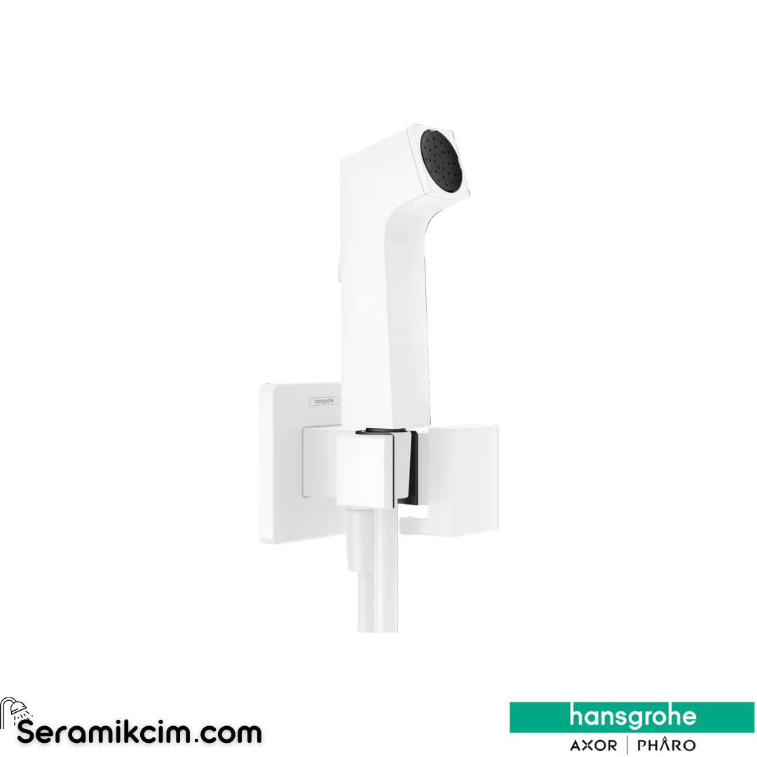 Hansgrohe Bidette Taharet Duşu 1Jet E Ecosmart+ Mat Beyaz 29231700
