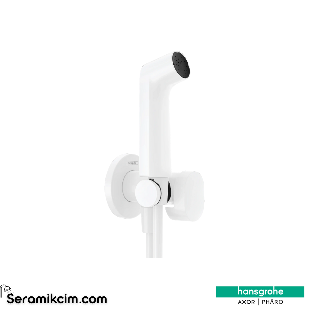 Hansgrohe Bidette Taharet Duşu 1Jet S Ecosmart+ Mat Beyaz 29230700