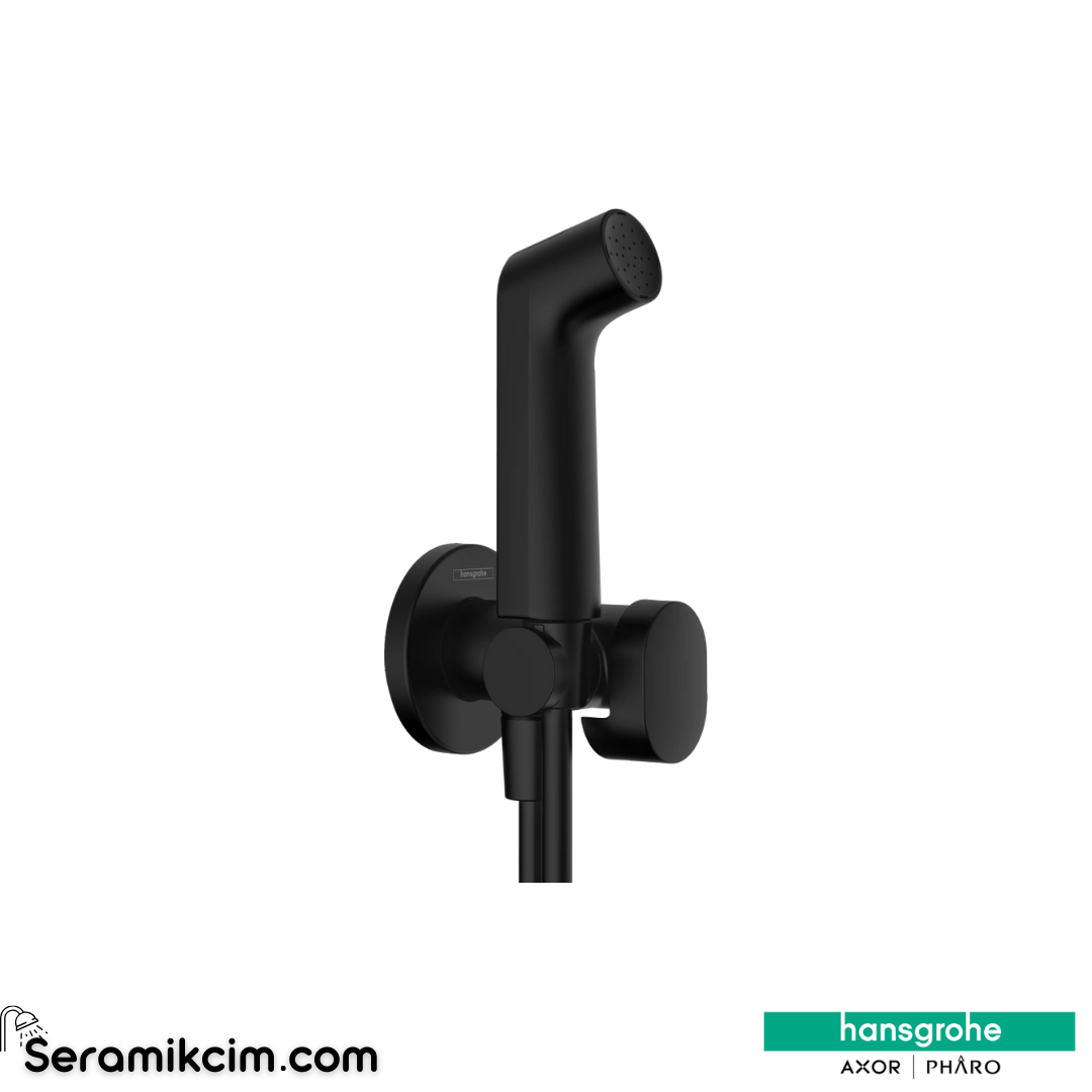 Hansgrohe Bidette Taharet Duşu 1Jet S Ecosmart+ Mat Siyah 29230670