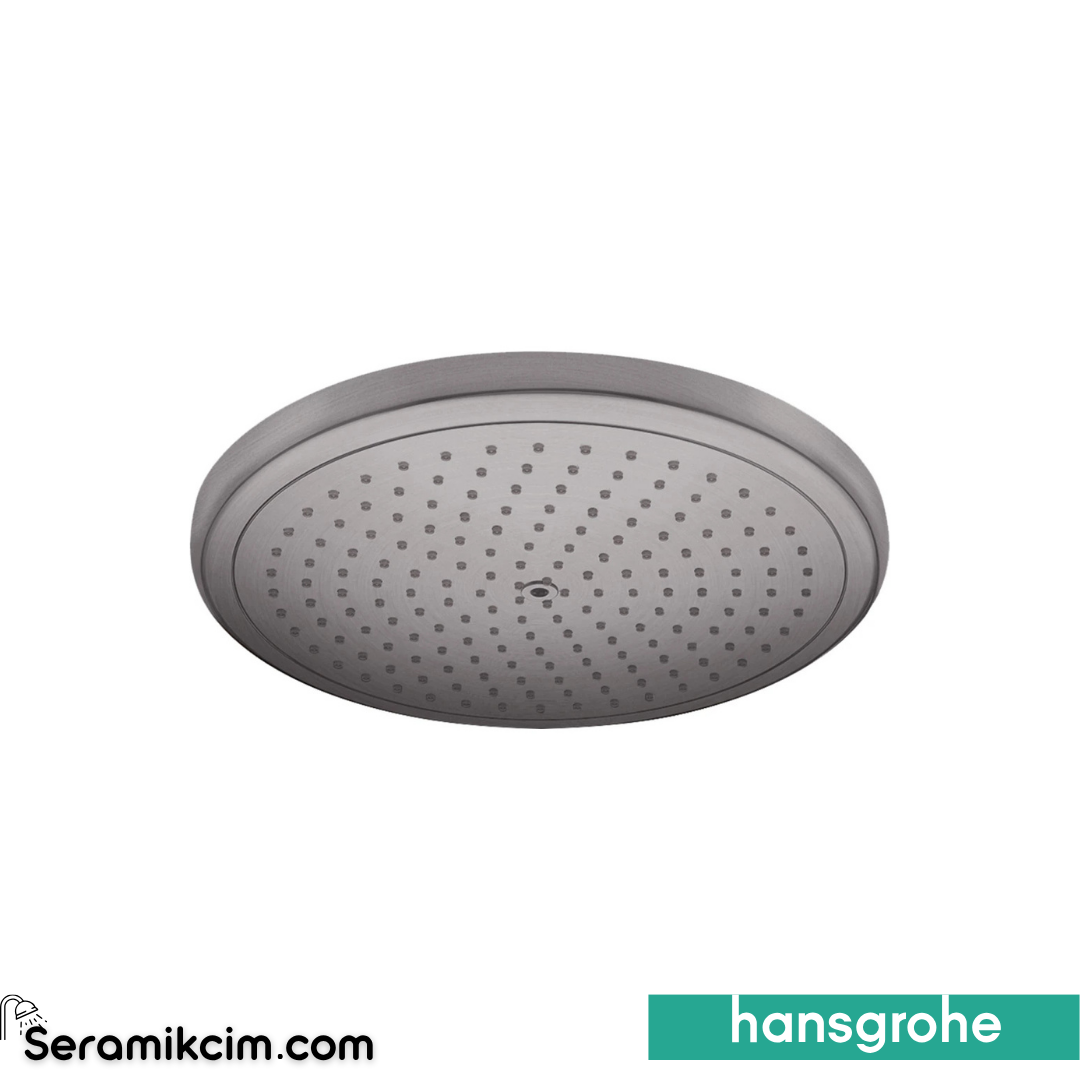 Hansgrohe Croma 280 Air 1 Fonksiyonlu Tepe Duşu Ecosmart Mat Siyah Krom 26221340