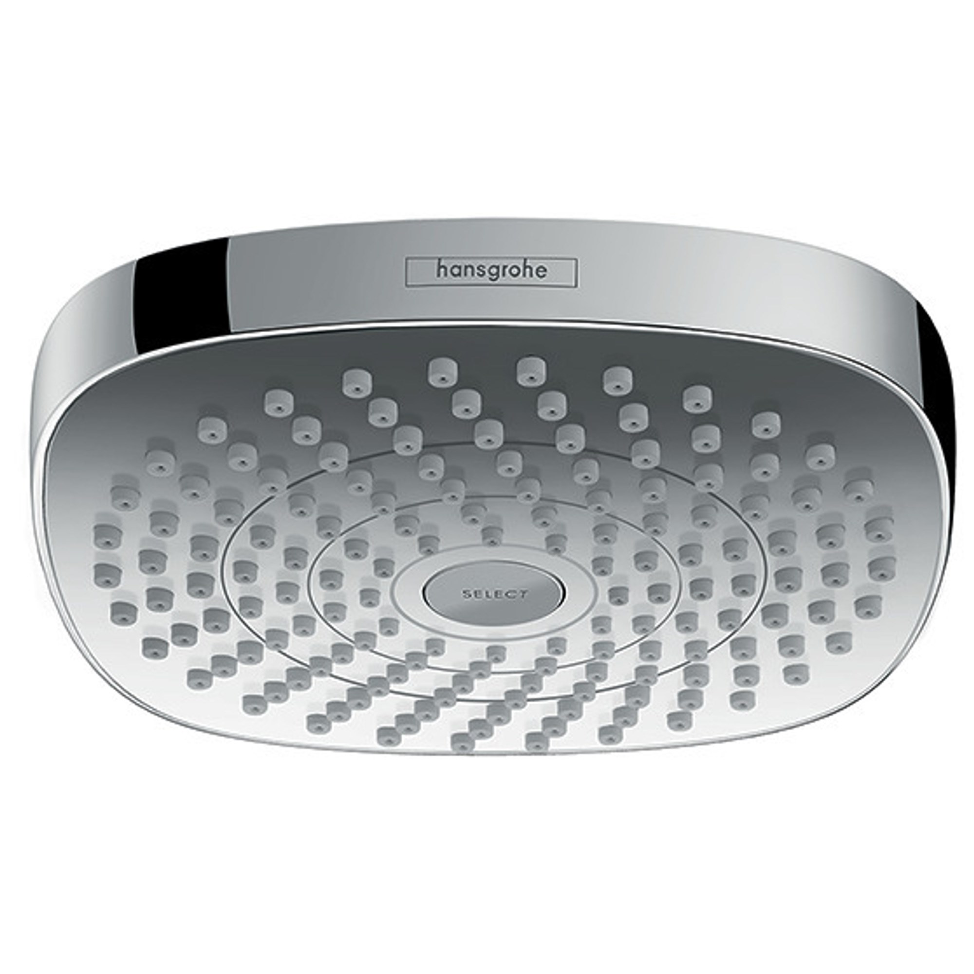 Hansgrohe Croma Select E Tepe Duşu 18,7x18,7 cm 2 Fonksiyonlu Beyaz-Krom 26524400