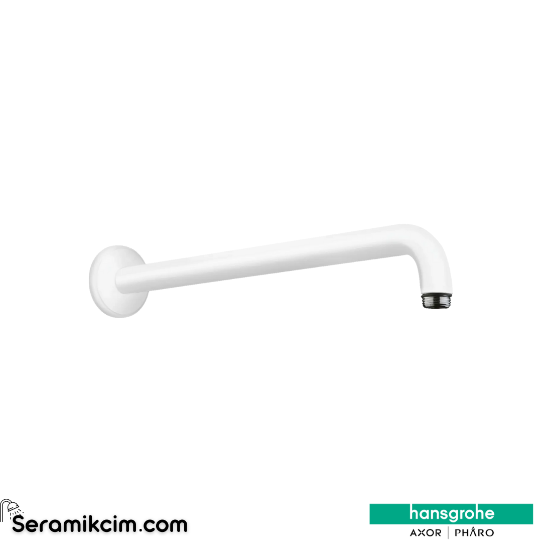 Hansgrohe Duş Dirseği 389mm Mat Beyaz 27413700