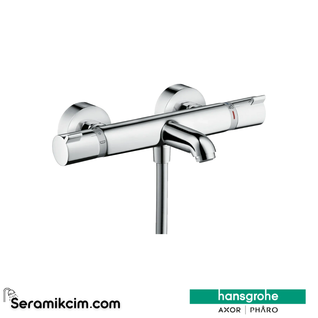 Hansgrohe Ecosmart 1000 Termostatik Aplike Banyo Bataryası Krom 13114000