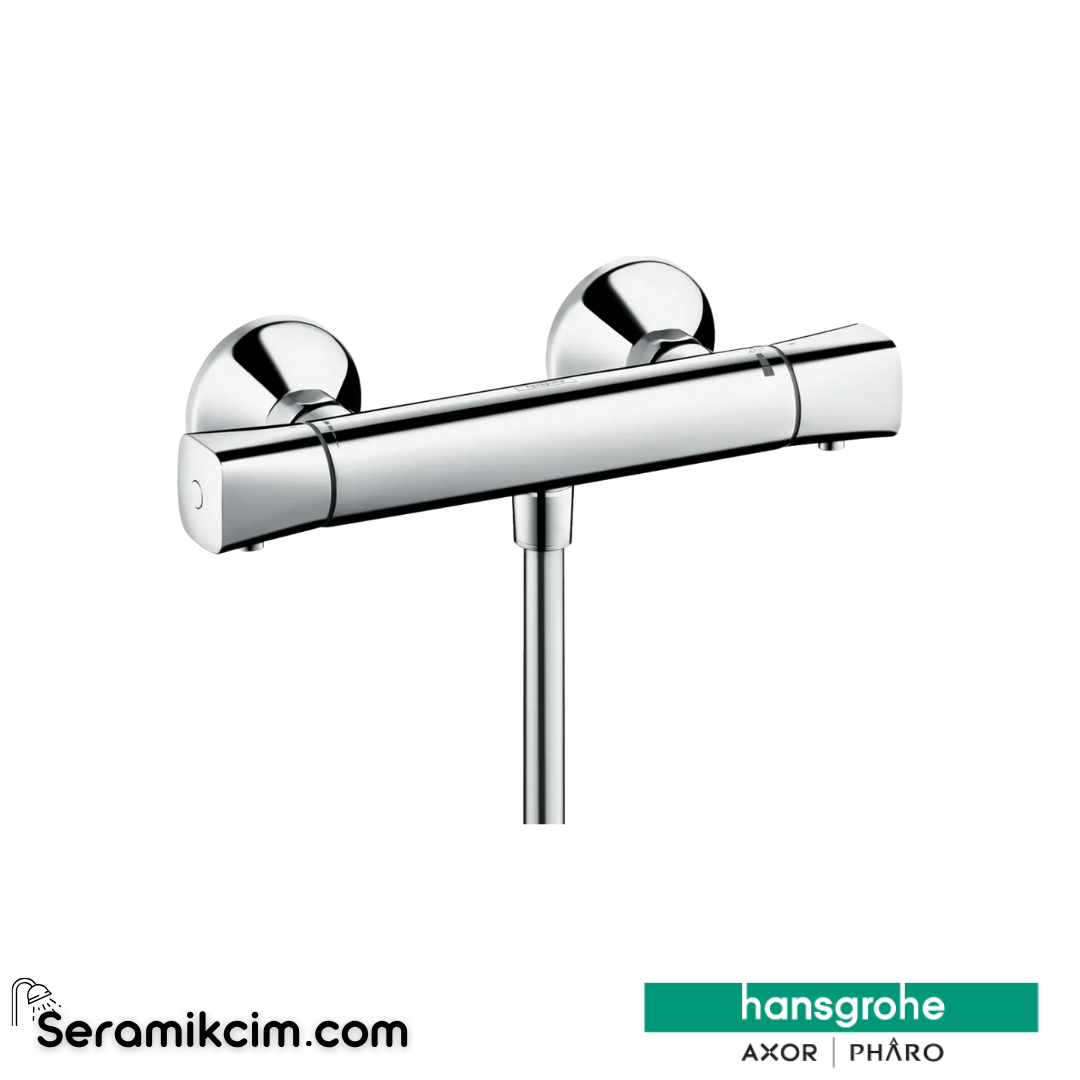 Hansgrohe Ecosmart Termostatik Duş Bataryası Aplike Krom 13122000