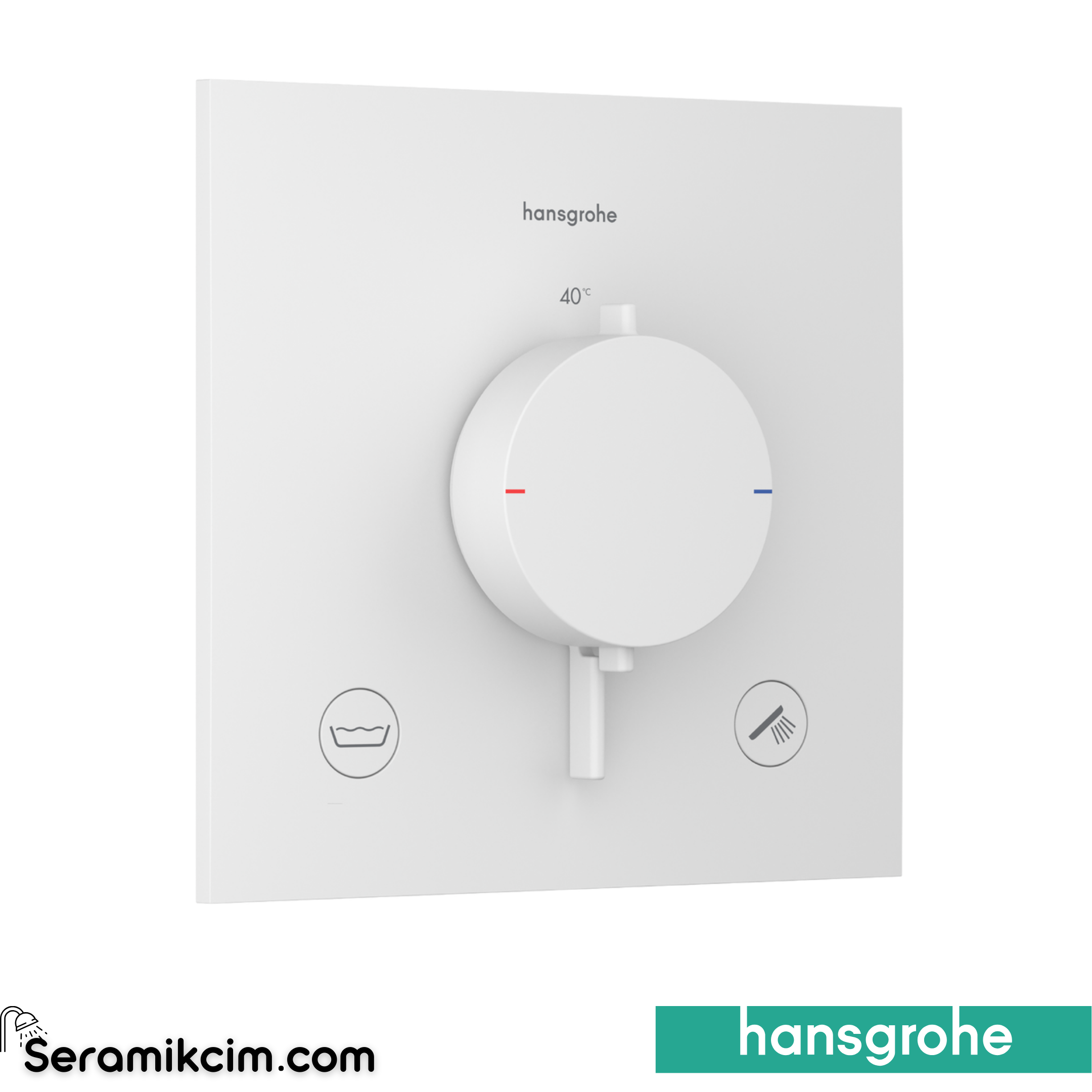 Hansgrohe Ecostat Comf.E Therm.2Ou.Back Suc.Mw