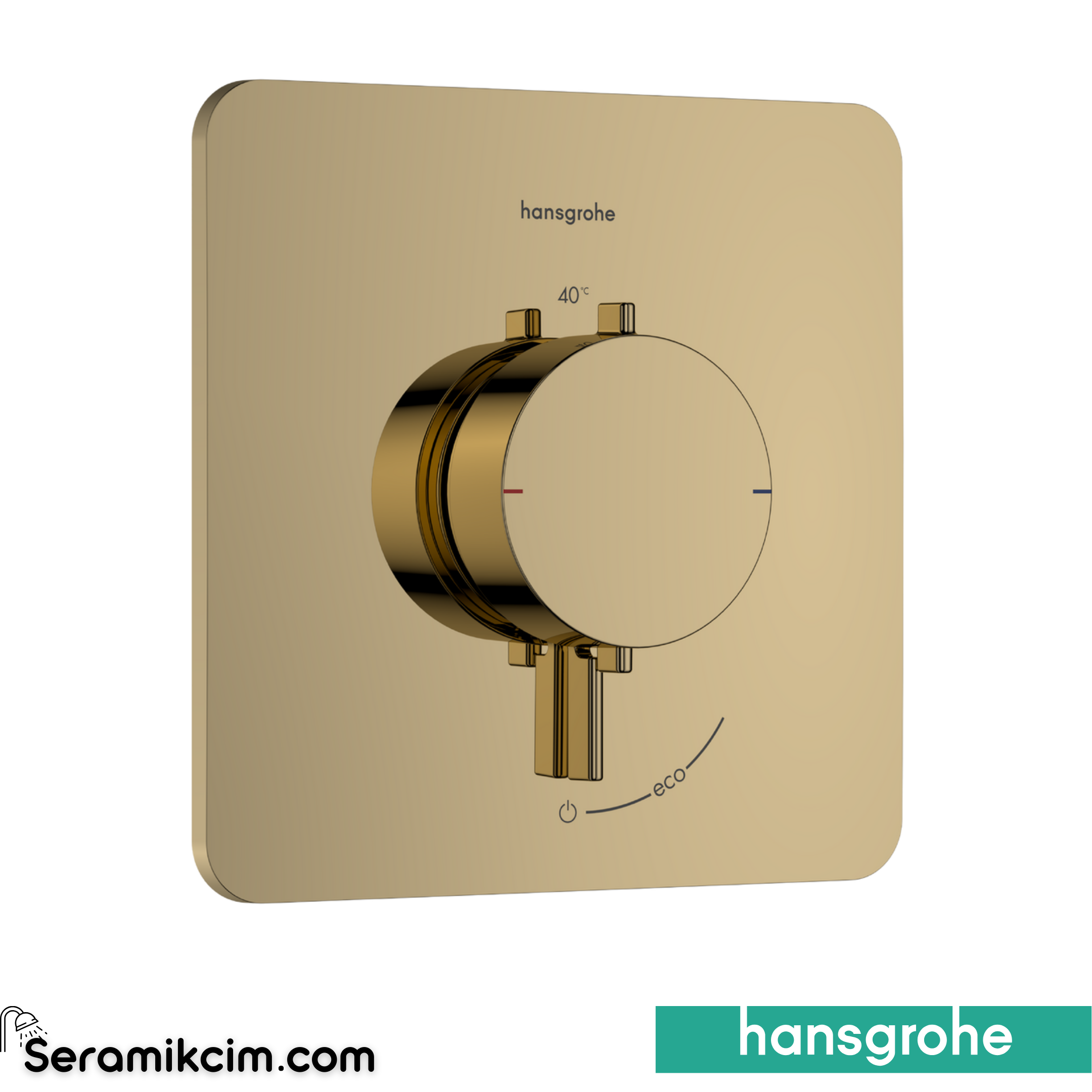 Hansgrohe Ecostat Comf.Q Therm.Conc.1 Outl.Pgo