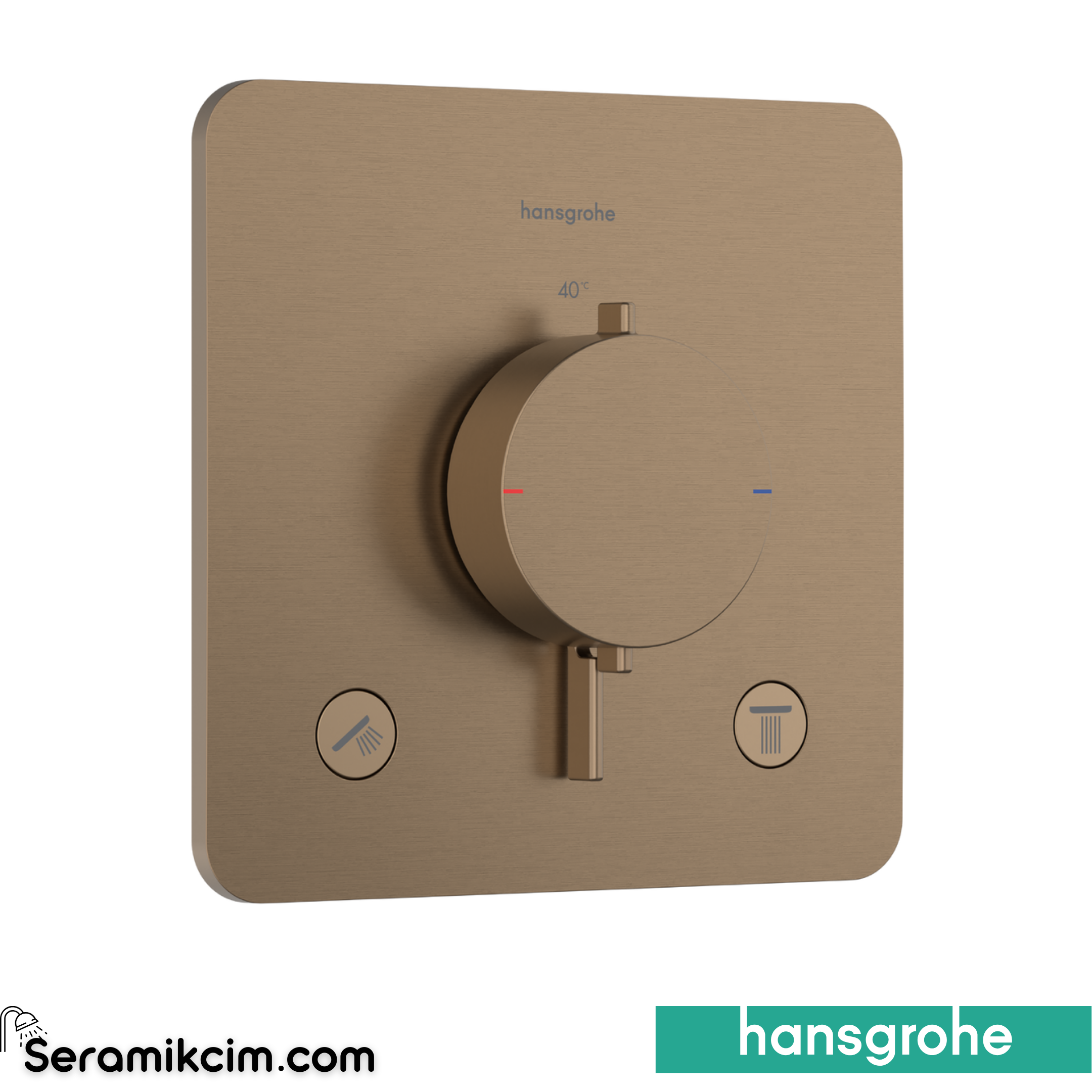 Hansgrohe Ecostat Comf.Q Therm.Conc.2 Outl.Bbr