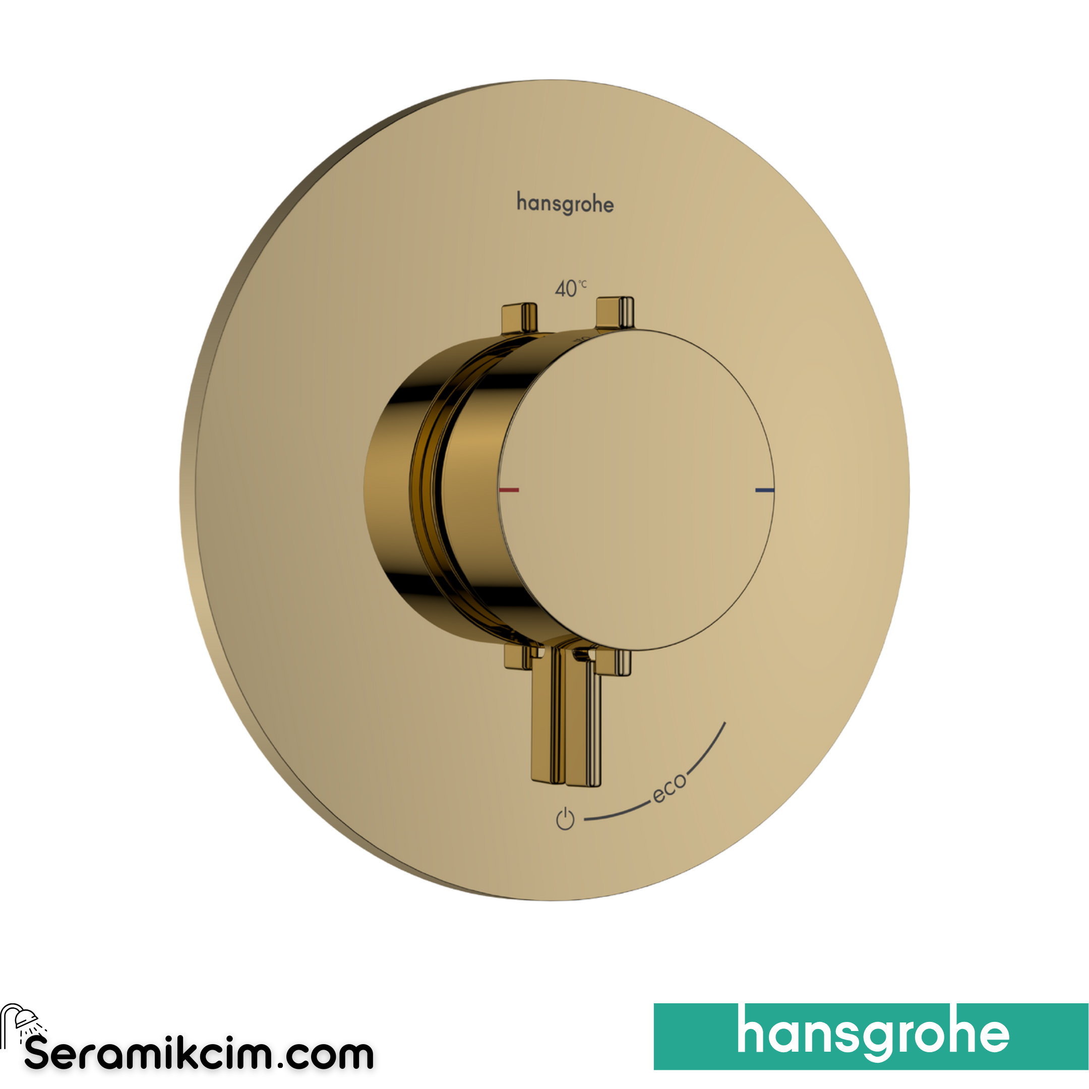 Hansgrohe Ecostat Comf.S Therm.Conc.1 Outl.Pgo
