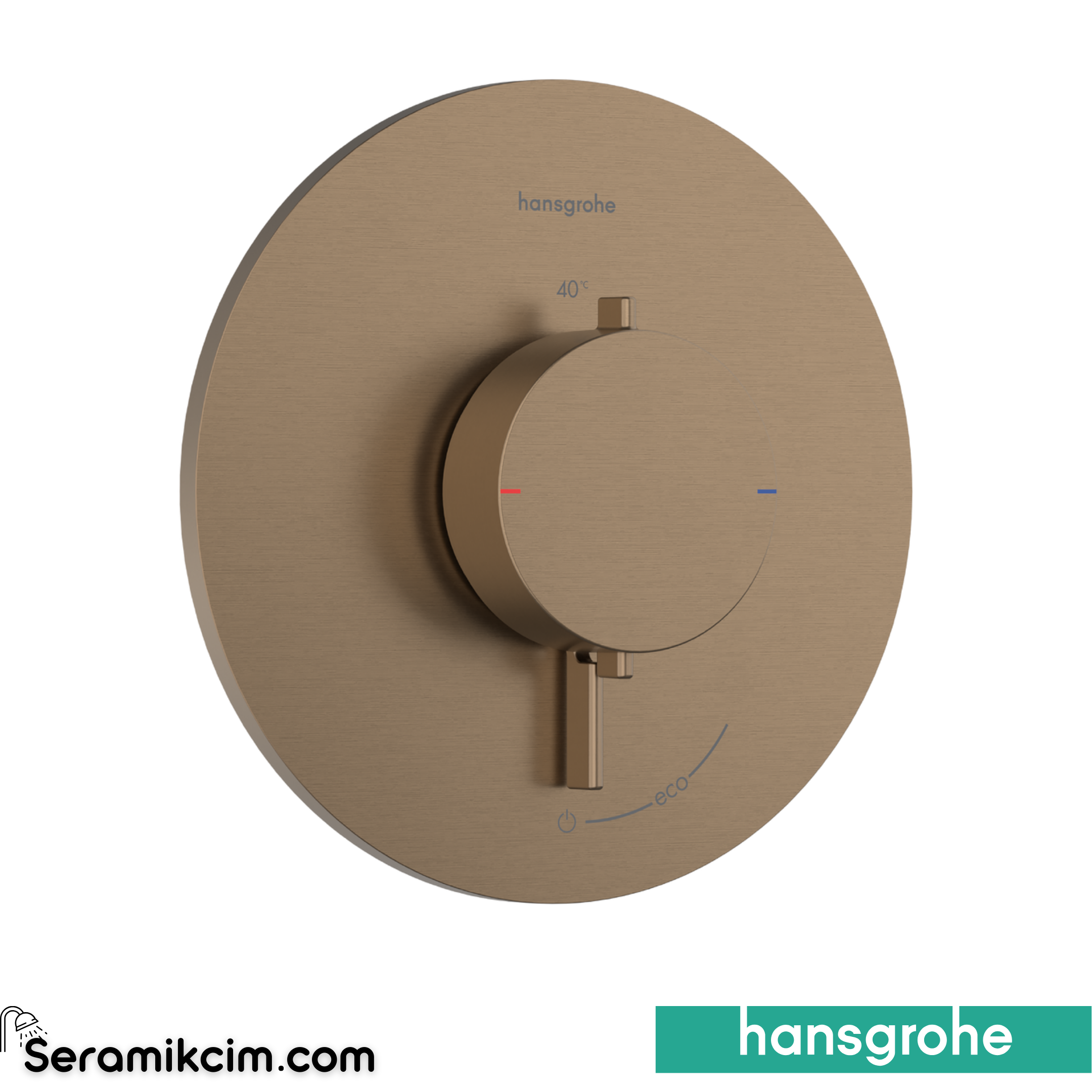 Hansgrohe Ecostat Comf.S Therm.Conc.1 Outl.Bbr