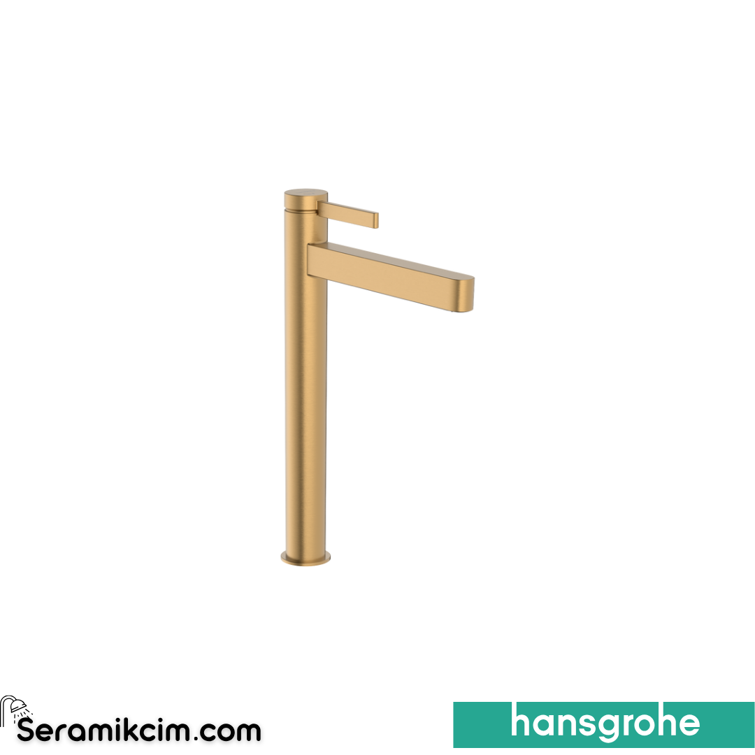Hansgrohe Finoris Çanak Lavabo Bataryası Coolstart Mat Bronz 76072140