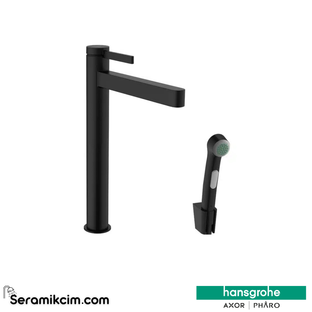 Hansgrohe Finoris Tek Kollu Lavabo Bataryası 260Bidette El Duşu Ve 160 Cm Duş Hortumu İle 76220670 - 76220670