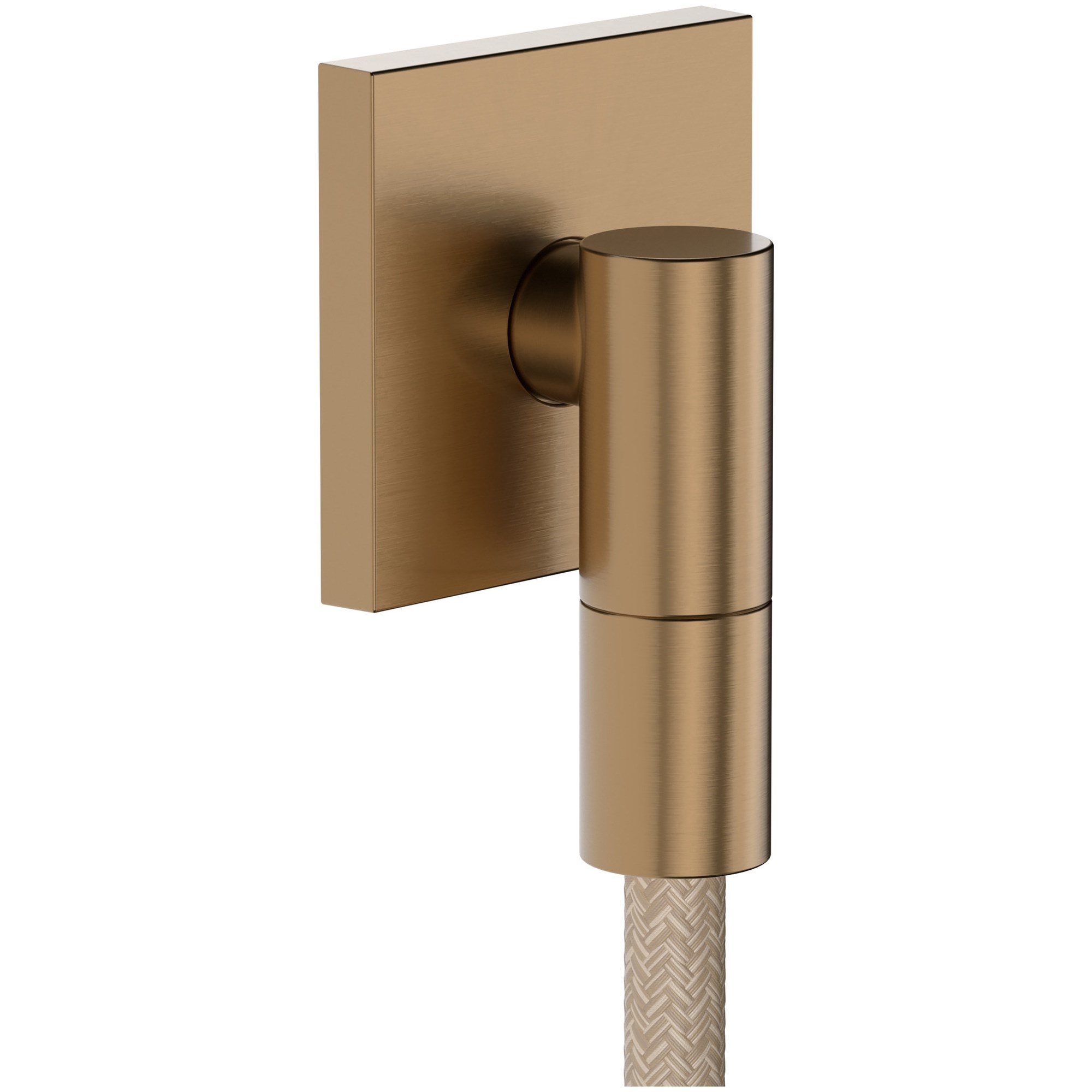 Hansgrohe Fixfit Fine E Wall Outlet Mat Bronz