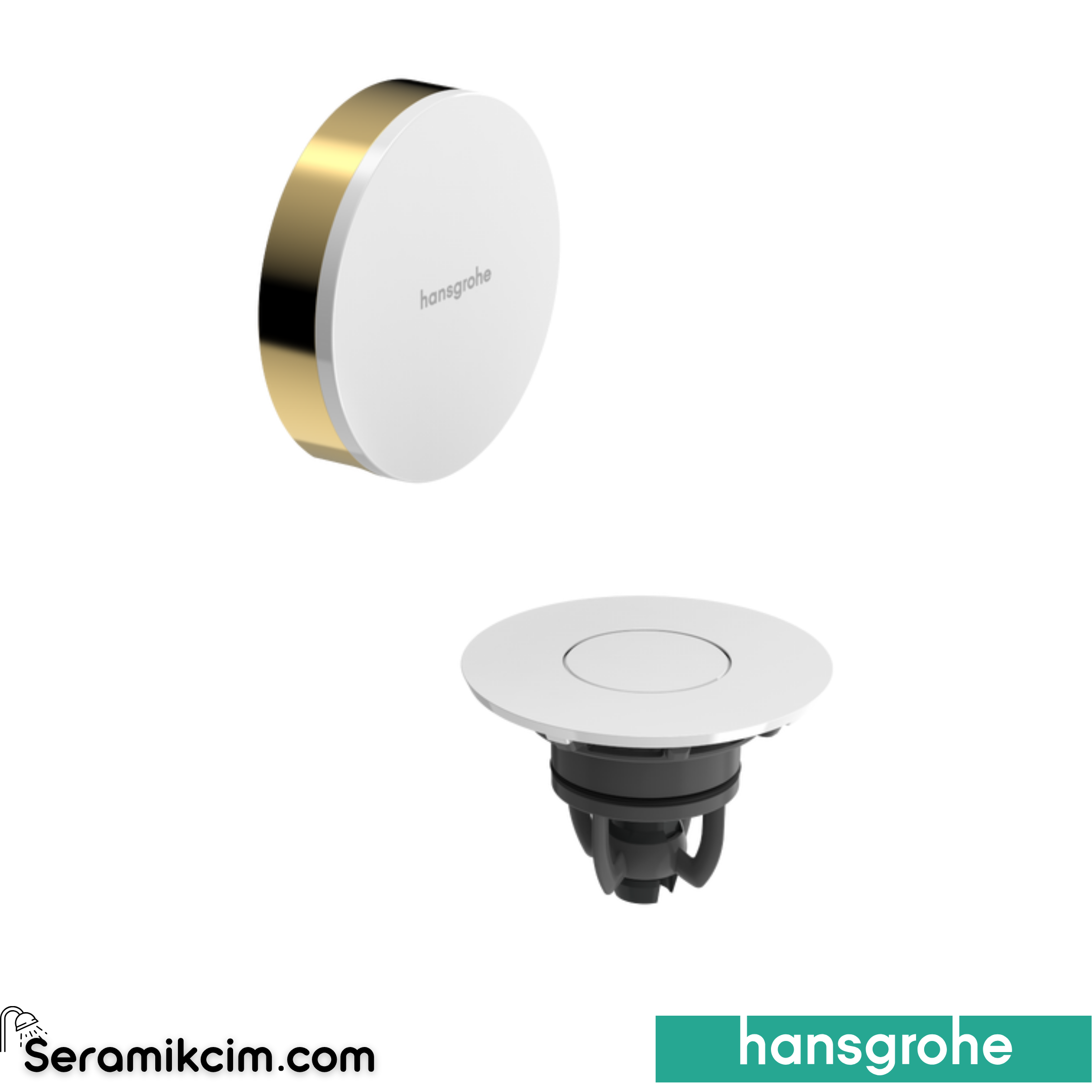 Hansgrohe Flexaplus Fs Wast/Overfl.Set Pgo