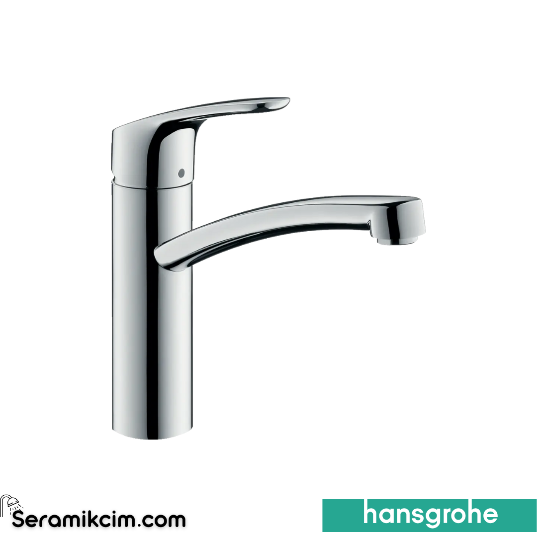 Hansgrohe Focus E2 160 Eviye Bataryası Ecosmart+ Krom 31826000