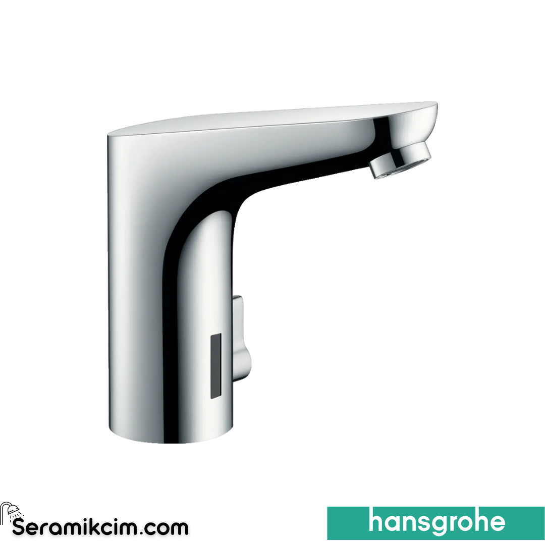 Hansgrohe Focus E2 Fotoselli Lavabo Bataryası Elektrikli Çift su Girişli Ayar Kumandalı Krom 31173000