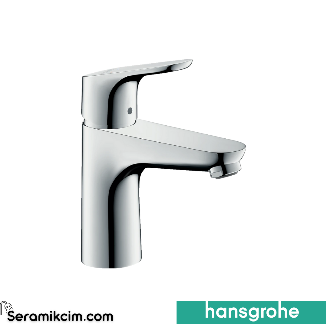 Hansgrohe Focus E2 Lavabo Bataryası,100mm Krom 31607000