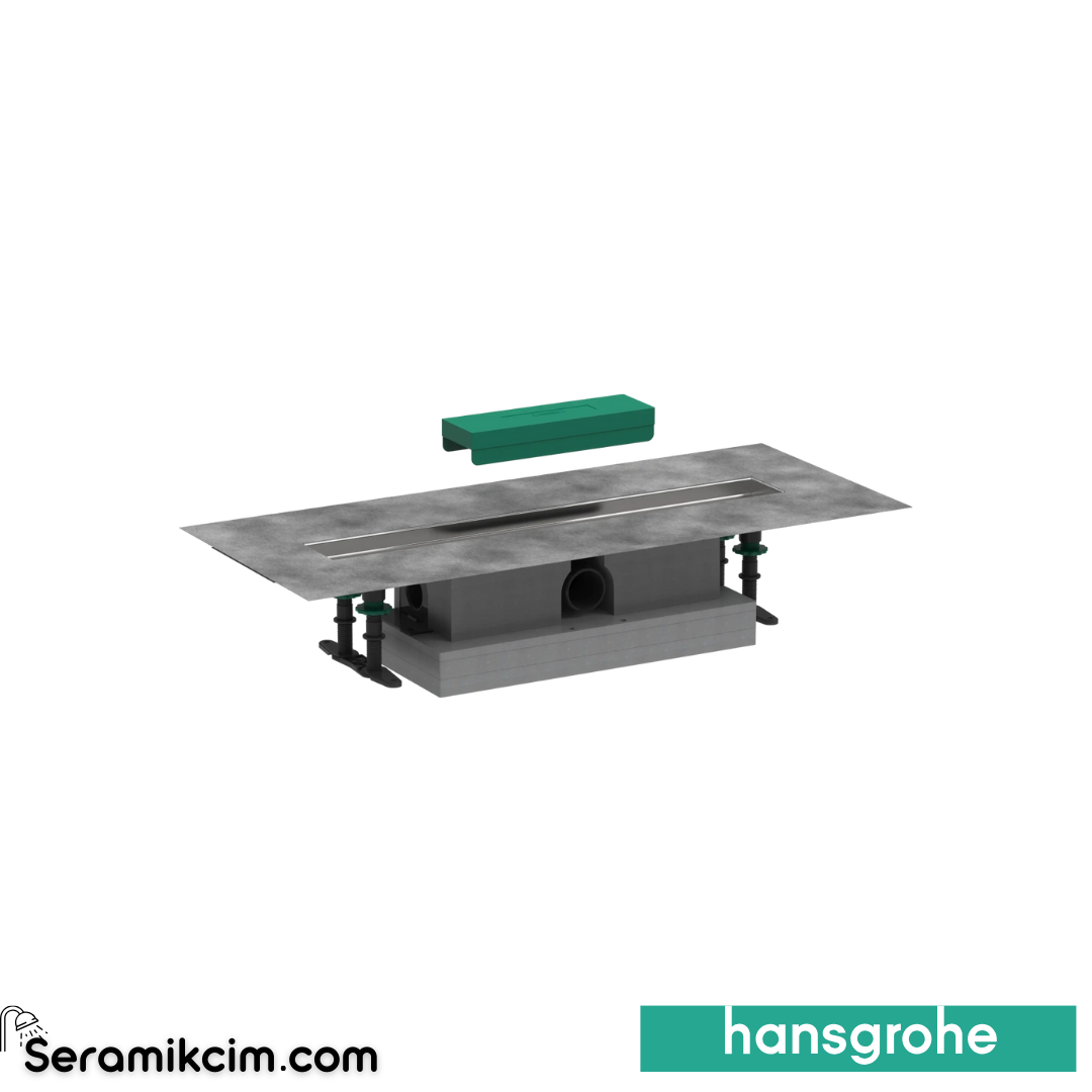 Hansgrohe Komple Set Standart Kurulum İçin- 60 Cm Seramik Kaplanabilir Duş Kanalı İçin 56022180