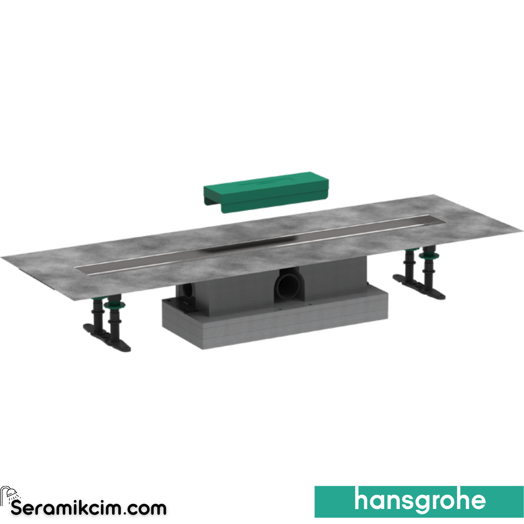 Hansgrohe Komple Set Standart Kurulum İçin- 80 Cm Seramik Kaplanabilir Duş Kanalı İçin 56024180