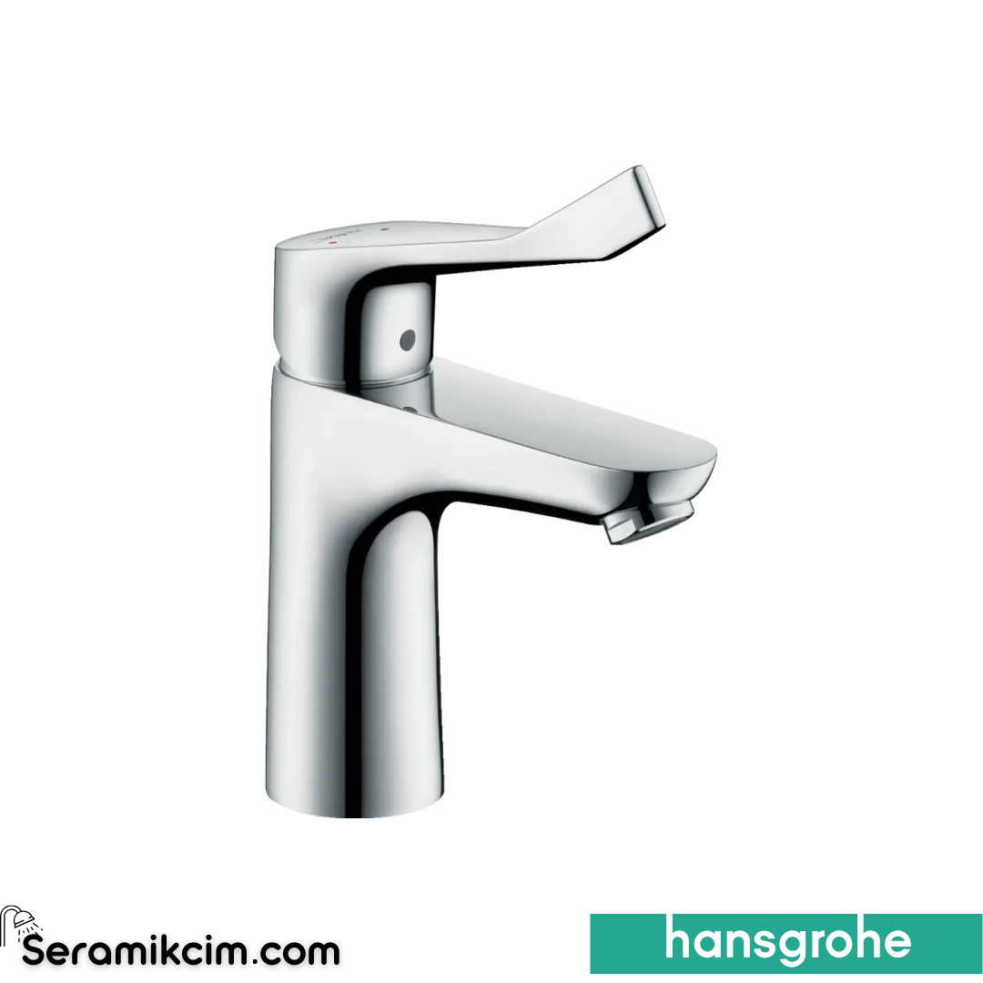 Hansgrohe Lavabo Bataryası,100 Sifon Kumandalı Krom 31911000