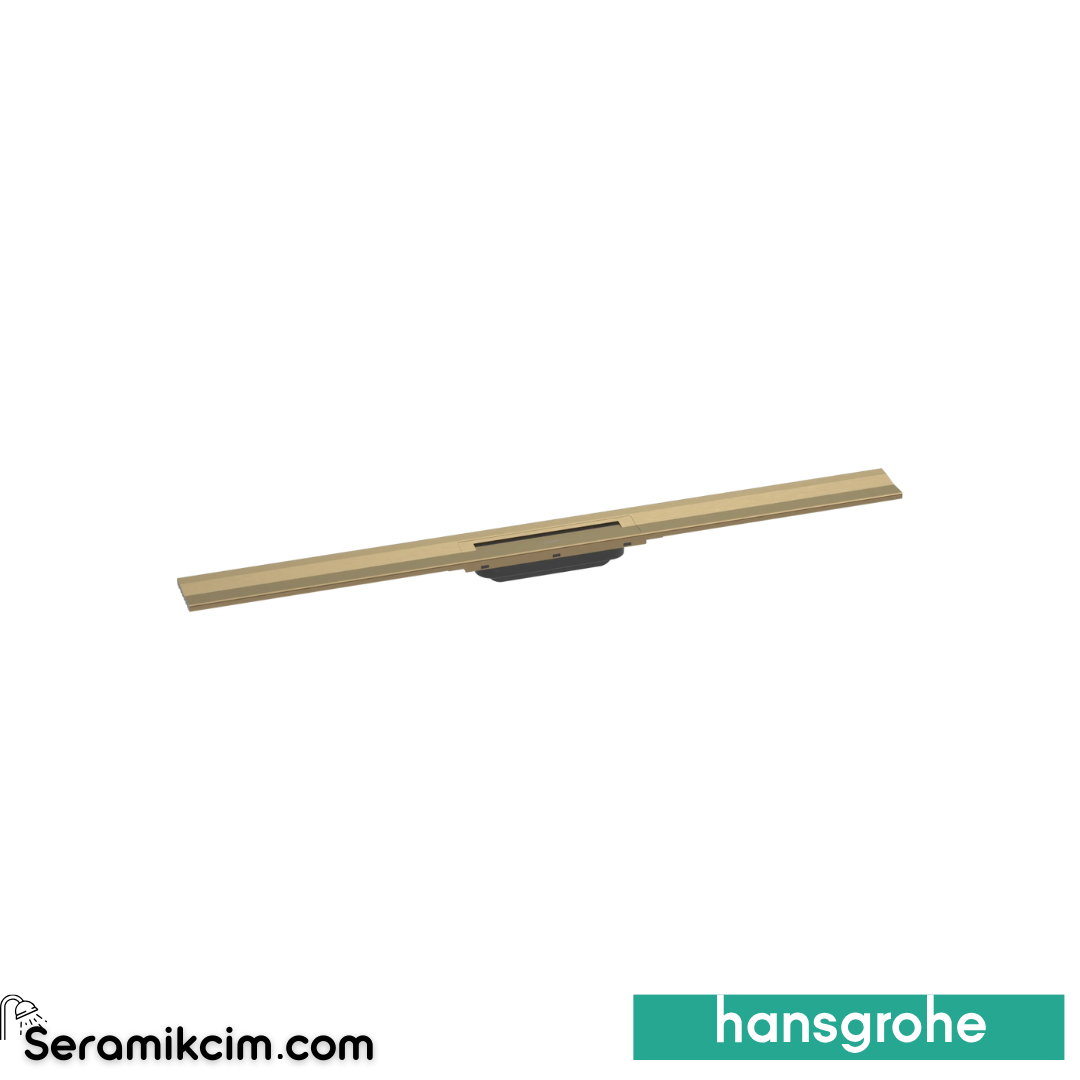 Hansgrohe Linear Duş Kanalı 100 Cm Kesilebilir Mat Bronz 56053140