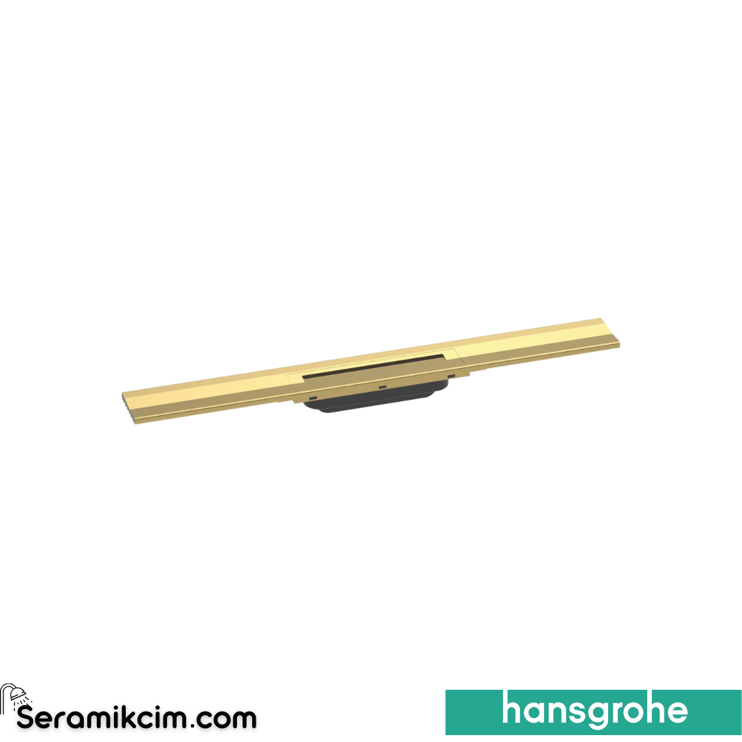 Hansgrohe Linear Duş Kanalı 70 Cm Kesilbilir Parlak Altın 56050990