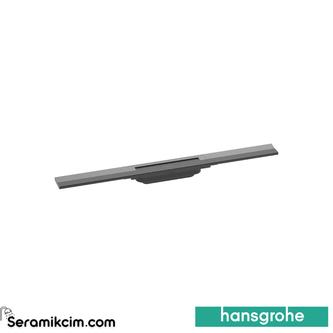 Hansgrohe Linear Duş Kanalı 70 Cm Kesilebilir Serbest Kurulum İçin Mat Siyah Krom 56043340
