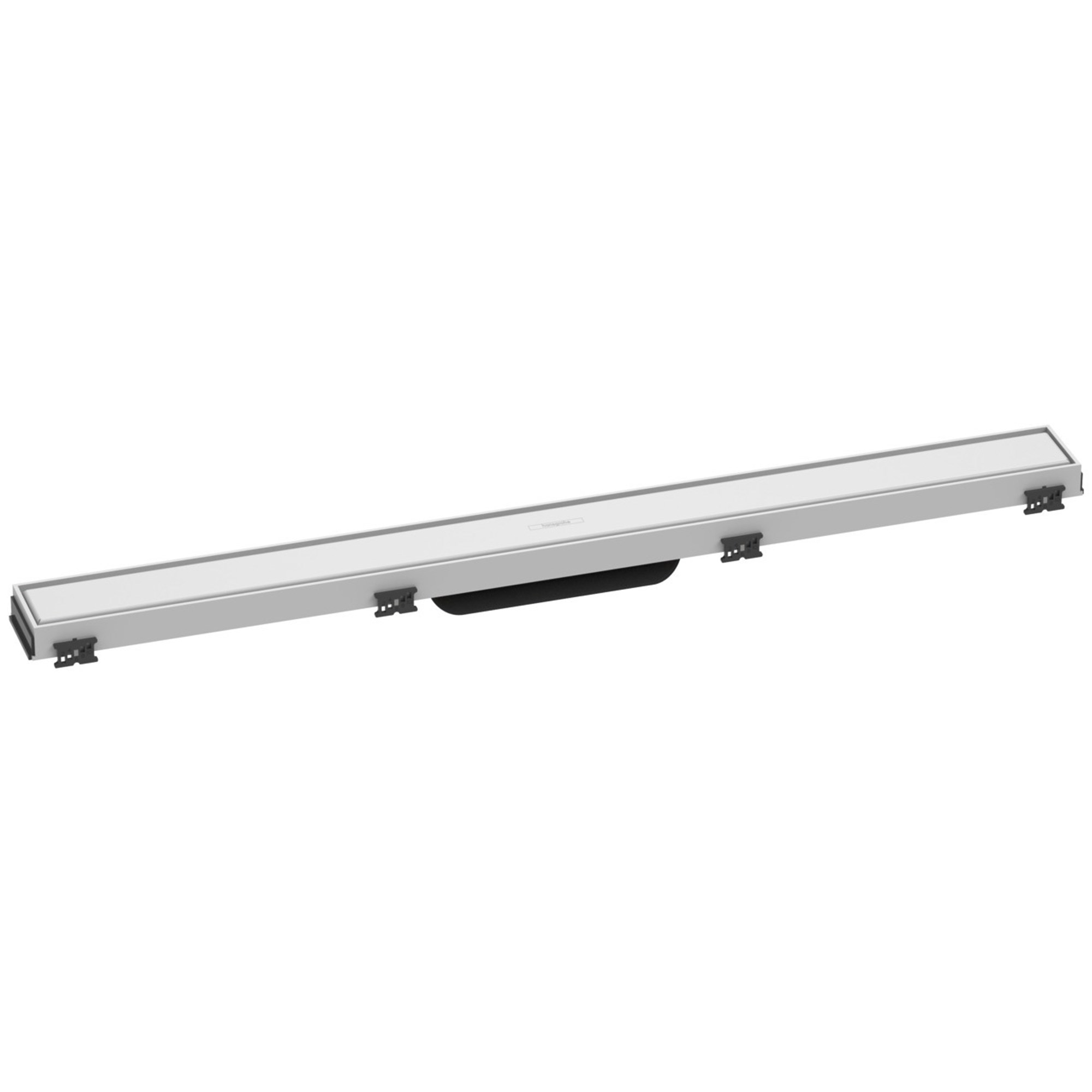 Hansgrohe Linear Duş Kanalı 80 Cm Seramik Kaplanabilir Kapak, Yüksekliği Ayarlanabilir Çerçeve İle Mat Beyaz 56038700