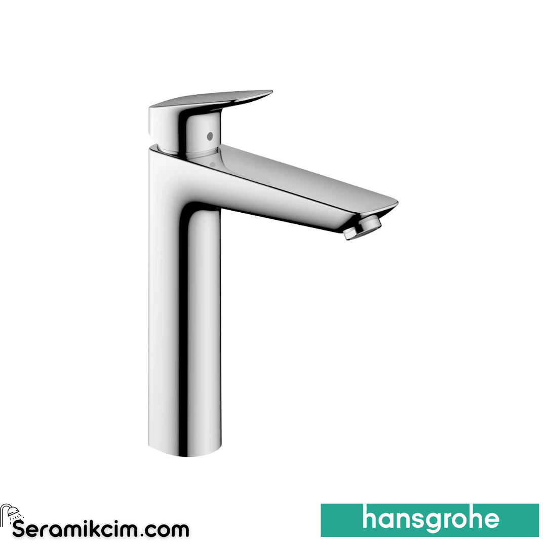 Hansgrohe Logis Çanak Lavabo Bataryası Sifon Kumandalı 190Mm Krom 71090000