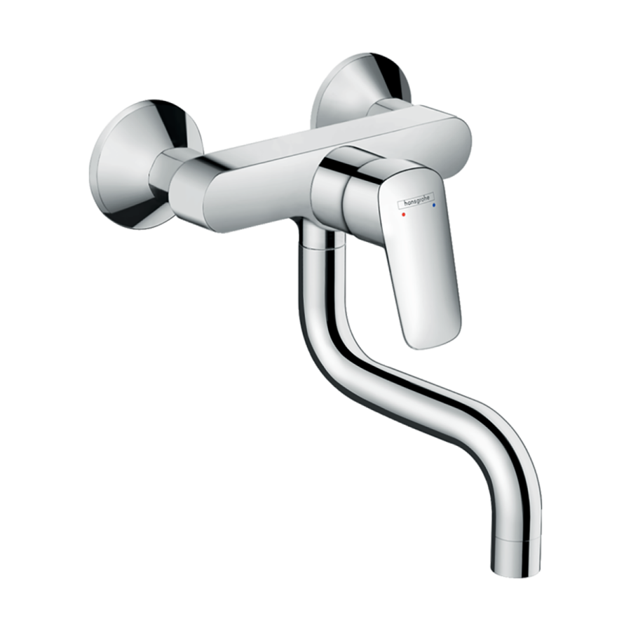 Hansgrohe Logis Duvardan Eviye Bataryası 71836000