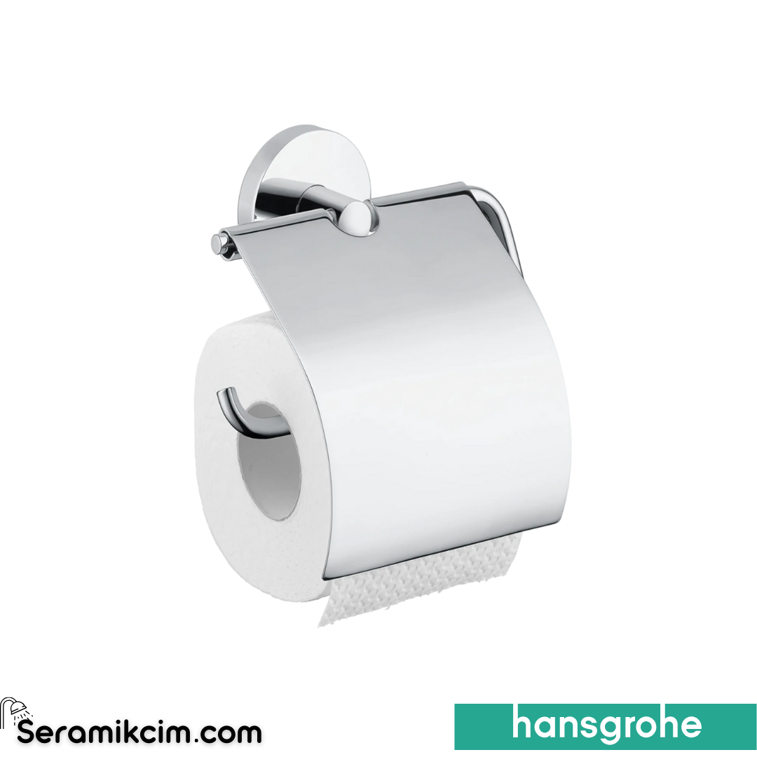Hansgrohe Logis Kapaklı Tuvalet Kağıtlık Krom 40523000
