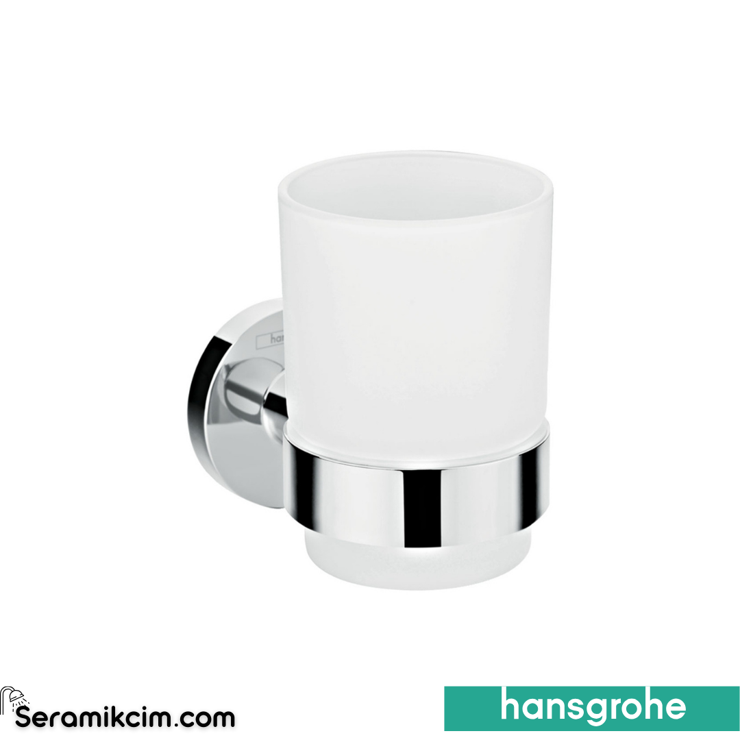 Hansgrohe Logis Universal Diş Fırçası Bardağı Krom 41718000