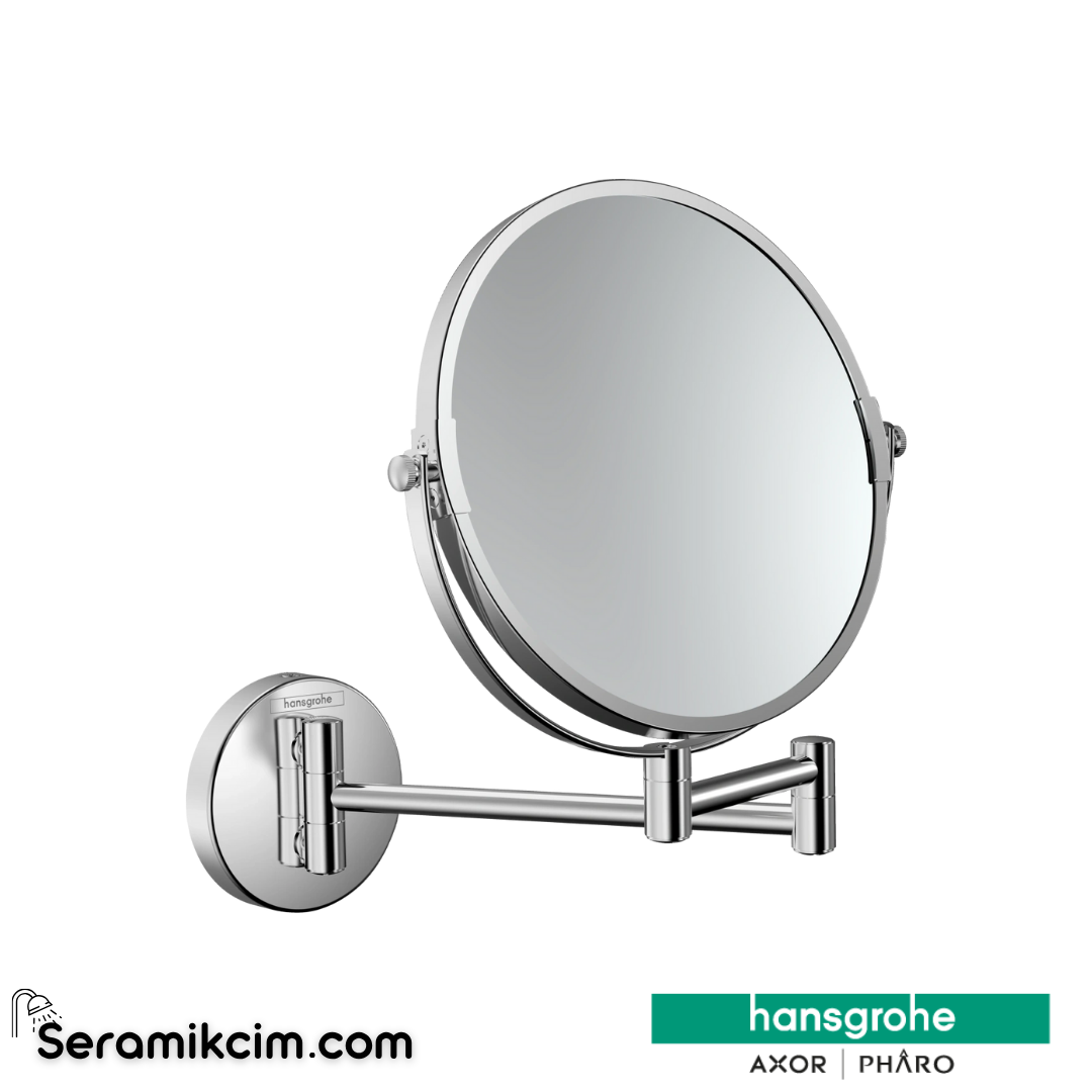 Hansgrohe Logis Universal Makyaj Aynası 3x Büyütmeli Krom 73561000