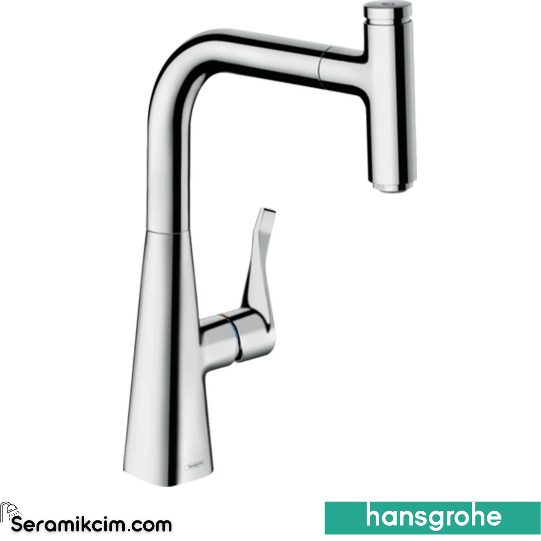 Hansgrohe Metris Select Eviye Bataryası 240 Krom 14857000