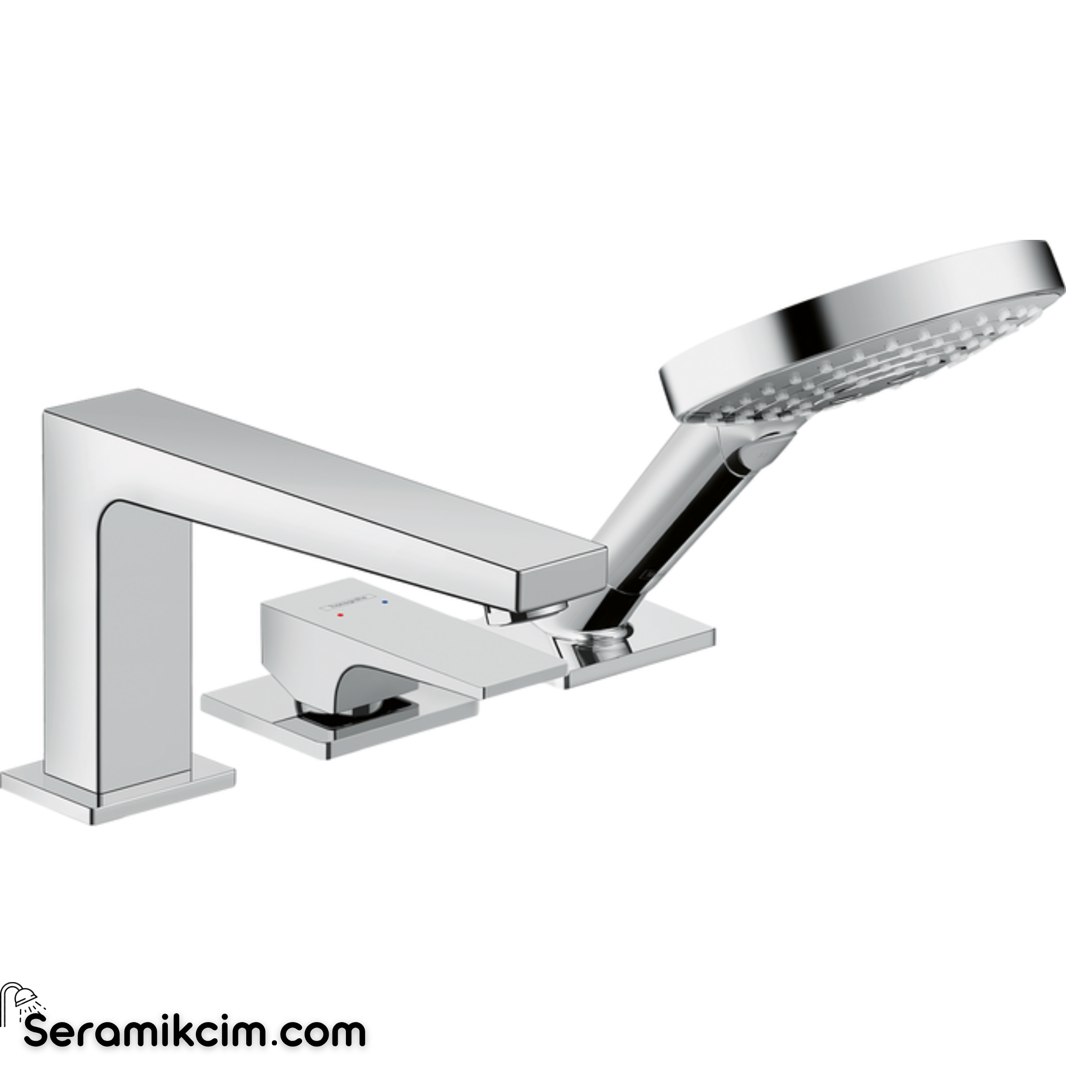Hansgrohe Metropol 3 Delikli Küvet Banyo Bataryası Krom 32551000