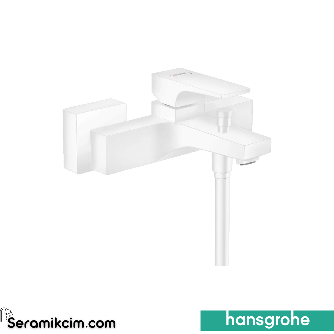 Hansgrohe Metropol Banyo Bataryası Mat Beyaz 32540700