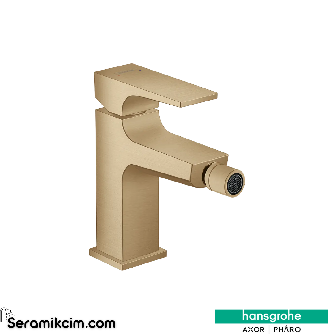 Hansgrohe Metropol Bidetmis Kromer Zgriff Push Mat Bronz 32520140