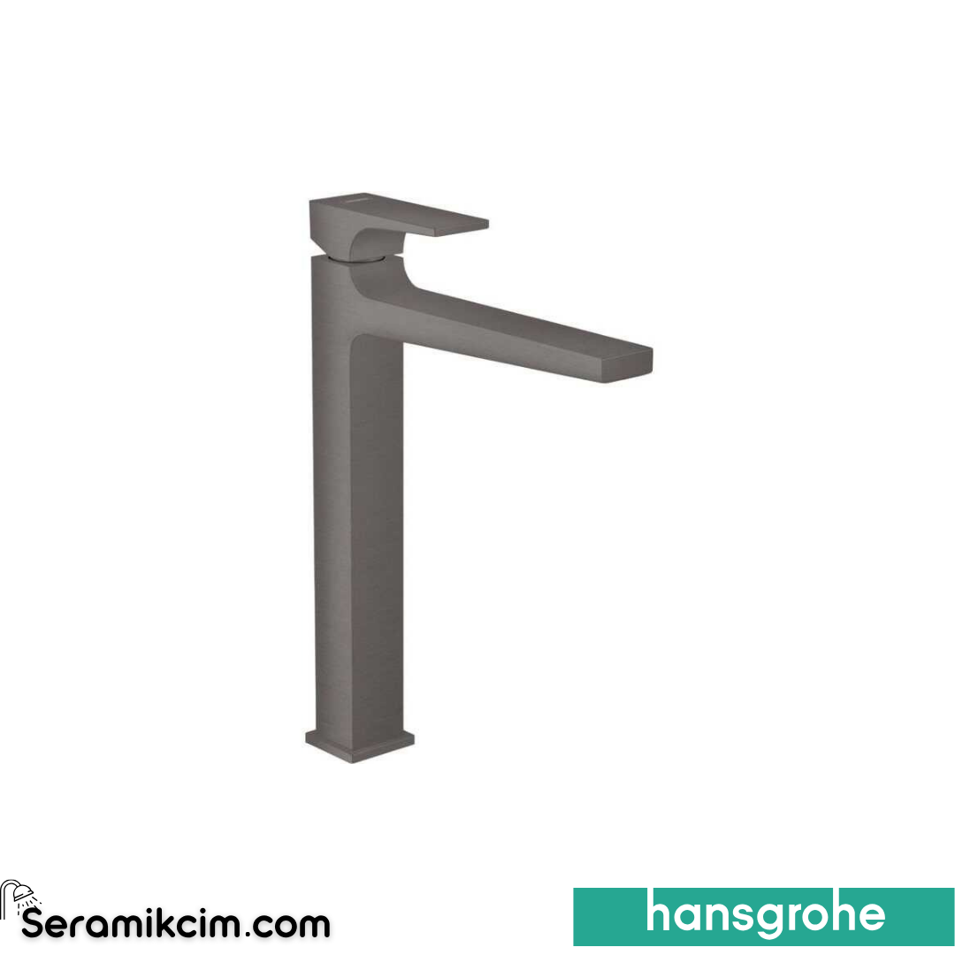 Hansgrohe Metropol Çanak Lavabo Bataryası 260 Mat Siyah-Krom 32512340