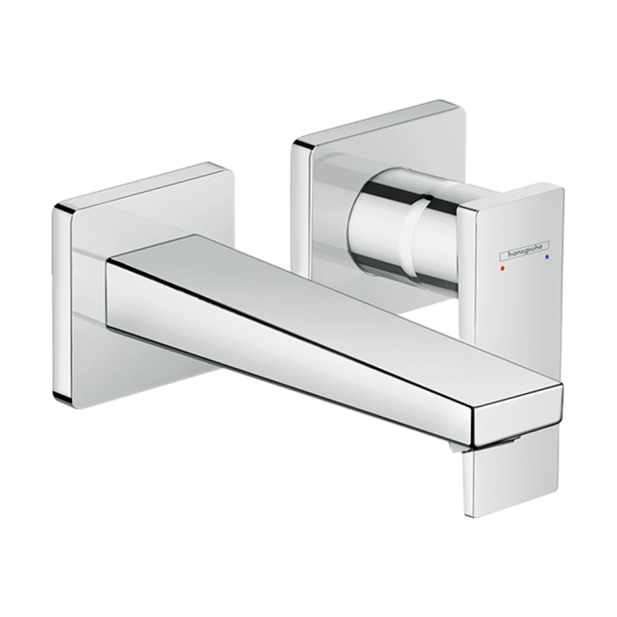 Hansgrohe Metropol Çubuk Volan Ankastre Lavabo Bataryası Kısa Gaga Krom 32525000