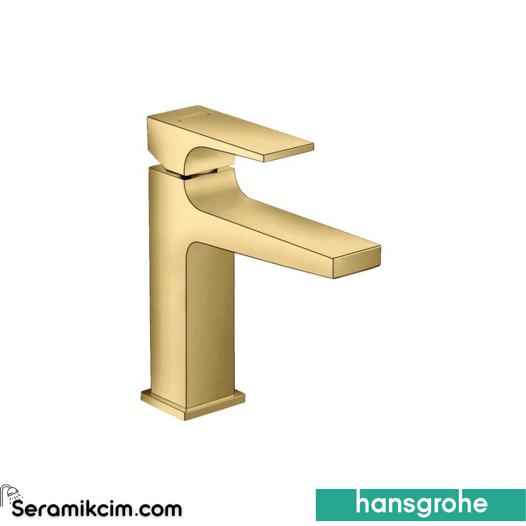 Hansgrohe Metropol Lavabo Bataryası 110 Parlak Altın 32507990