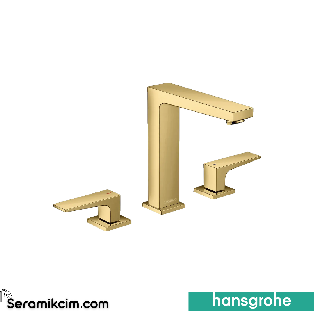 Hansgrohe Metropol Lavabo Bataryası 160 Parlak Altın 32515990