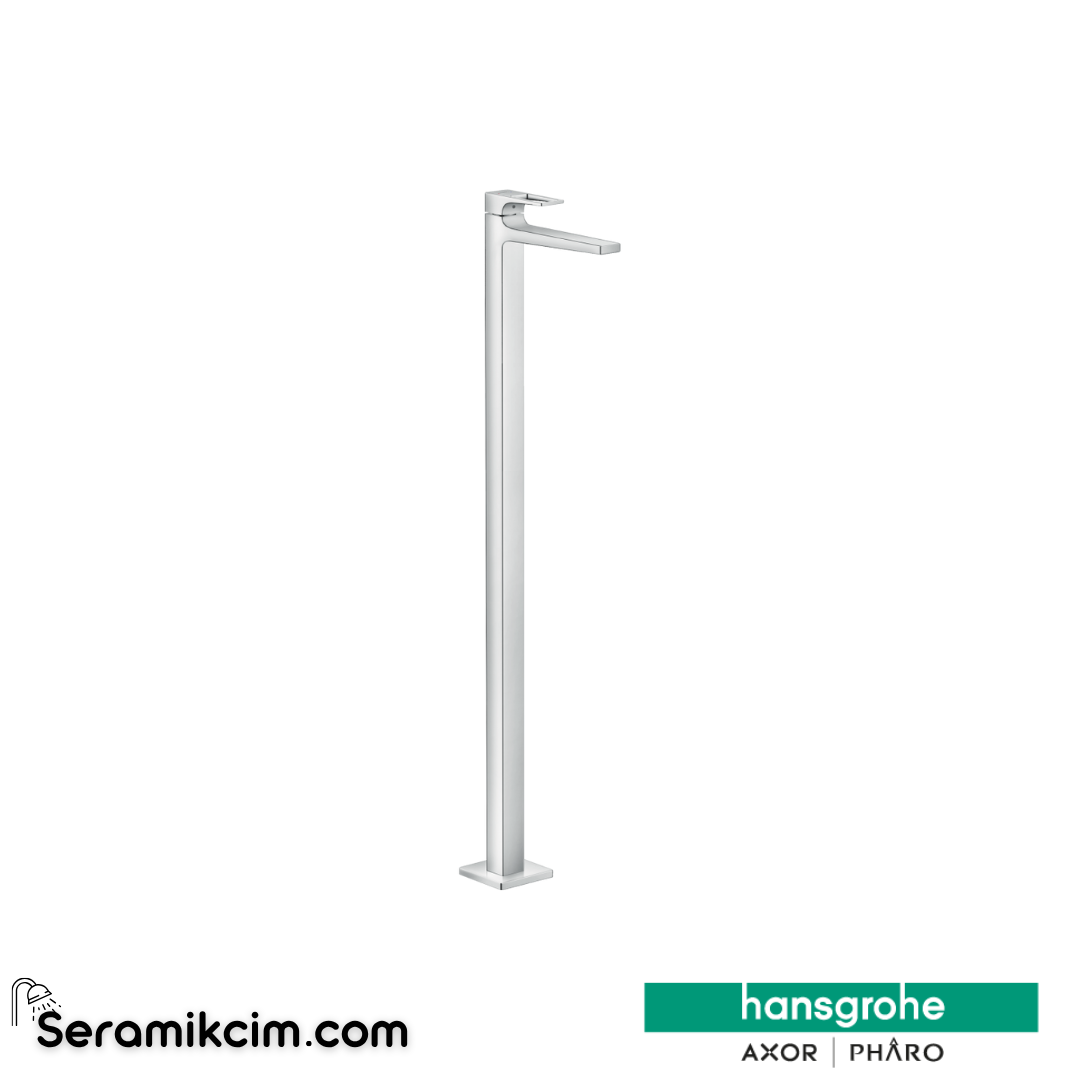 Hansgrohe Metropol Loop Tek Kollu Yerden Lavabo Bataryası Krom 74530000