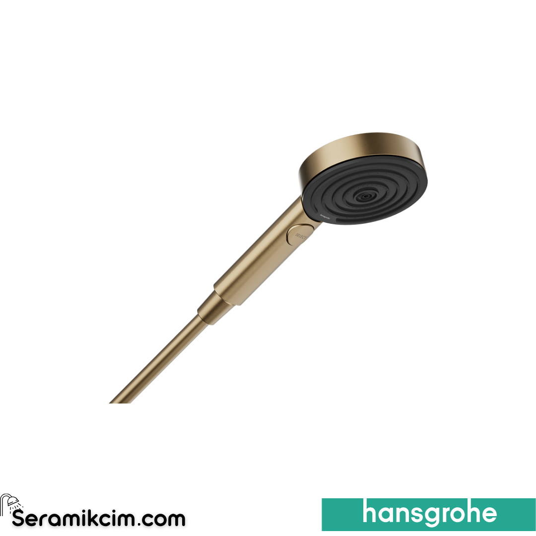 Hansgrohe Pulsify El Duşu 105 3 Fonksiyonlu Relaxation Mat Bronz 24110140