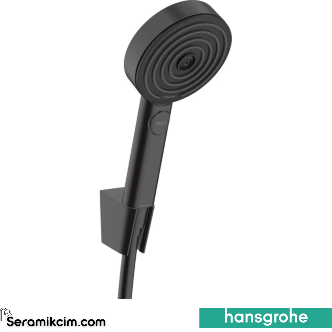 Hansgrohe Pulsify Select S Askılı Duş Seti 3jet 125cm Hortumla Birlikte Mat Siyah 24302670