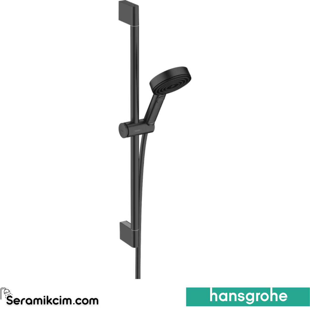 Hansgrohe Pulsify Sürgülü Duş seti 65 cm Mat Siyah 24160670