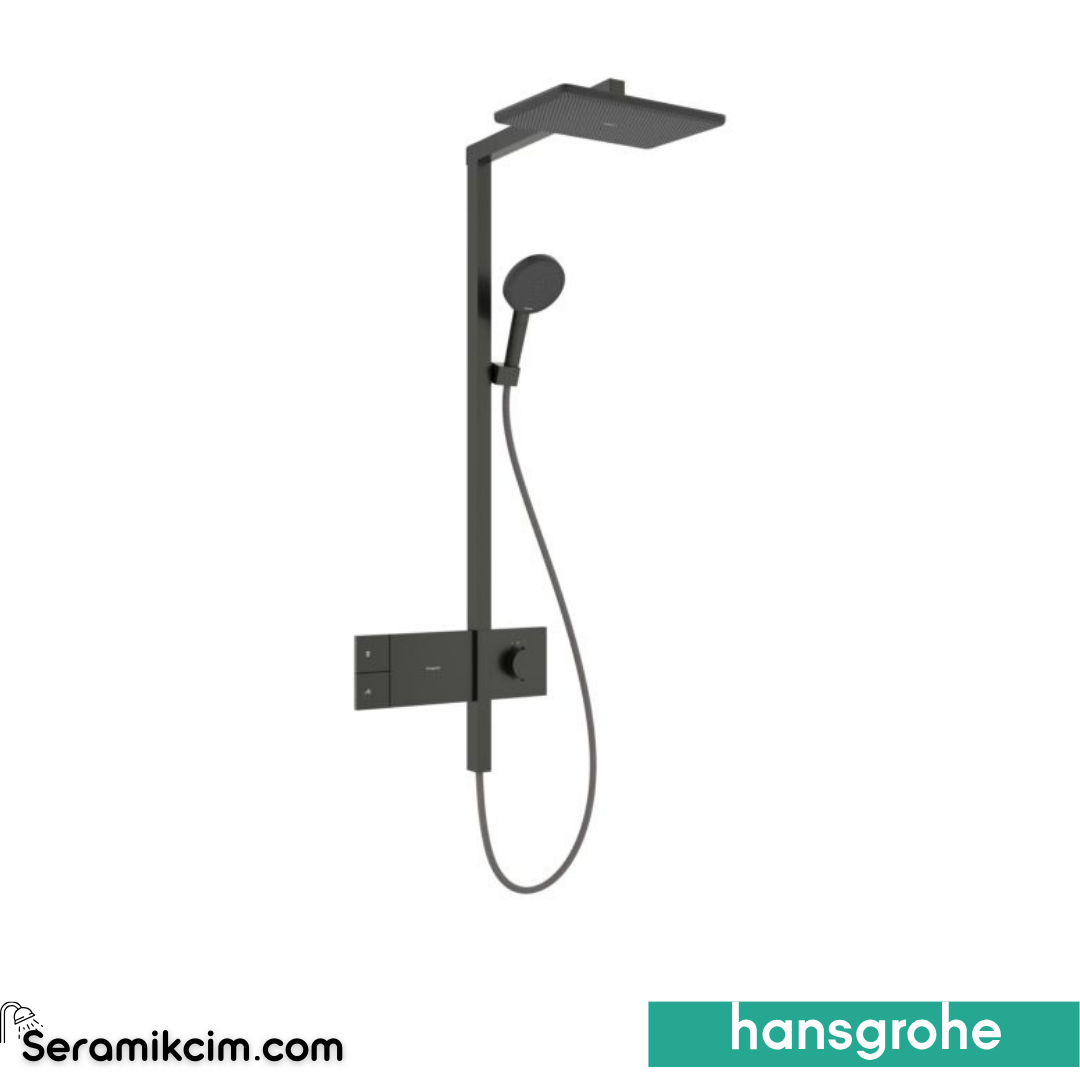 Hansgrohe Raindance Alive Q Duş Kolonu Krom Mat Siyah 24581670