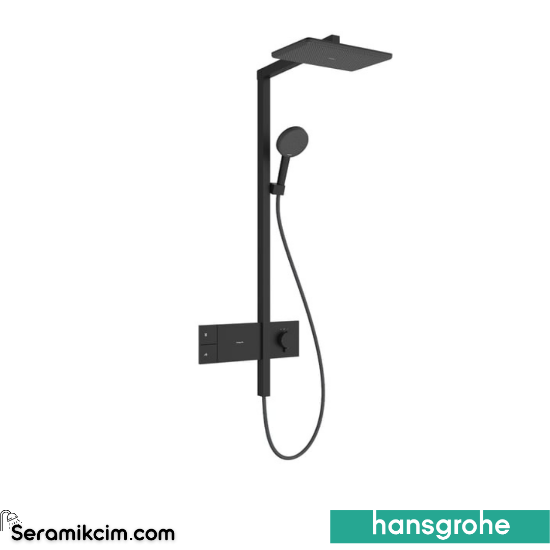 Hansgrohe Raindance Alive Q Duş Kolonu Mat Siyah 24581670