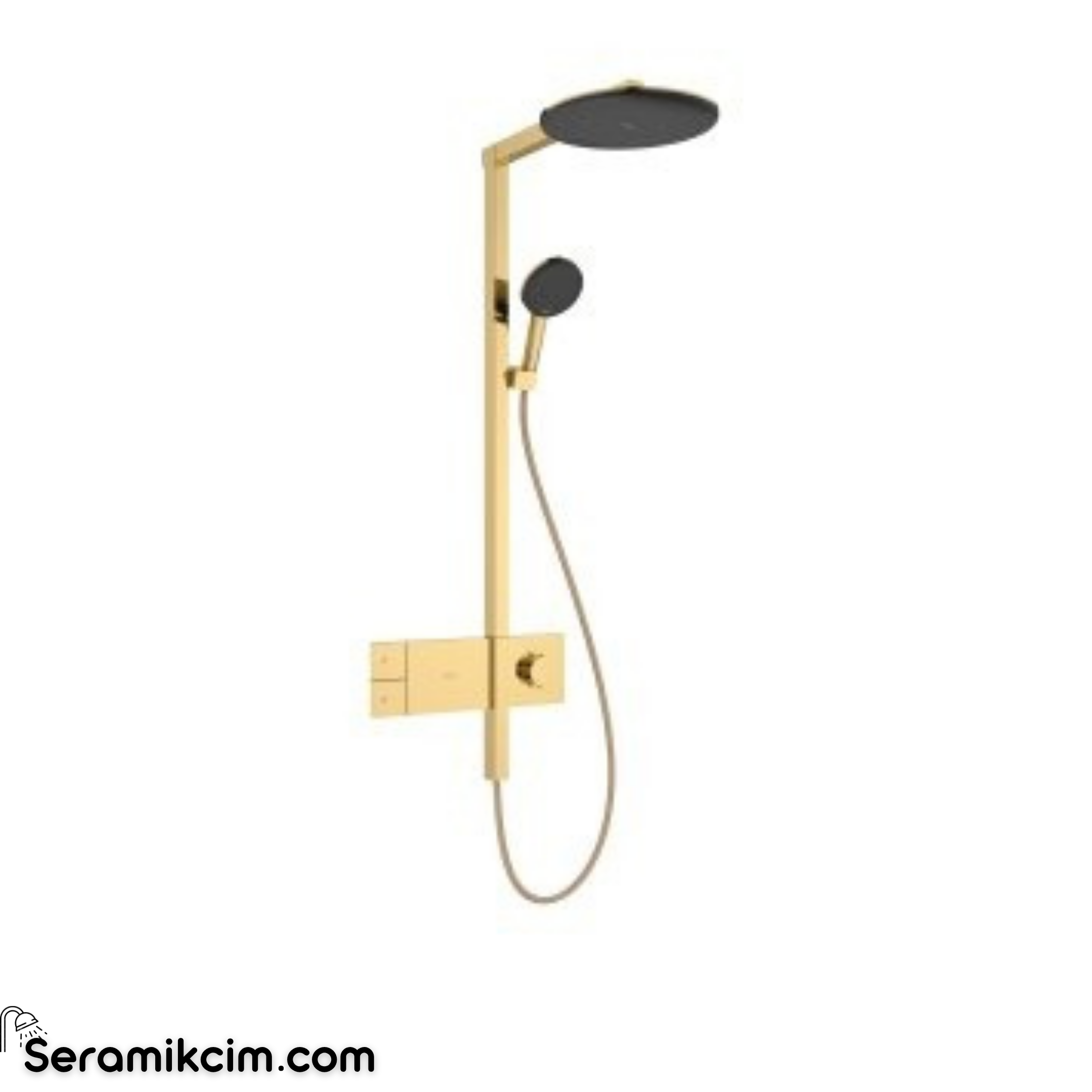 Hansgrohe Raindance Alive S Duş Kolonu 300 1Jet EcoSmart Parlak Altın 24583990