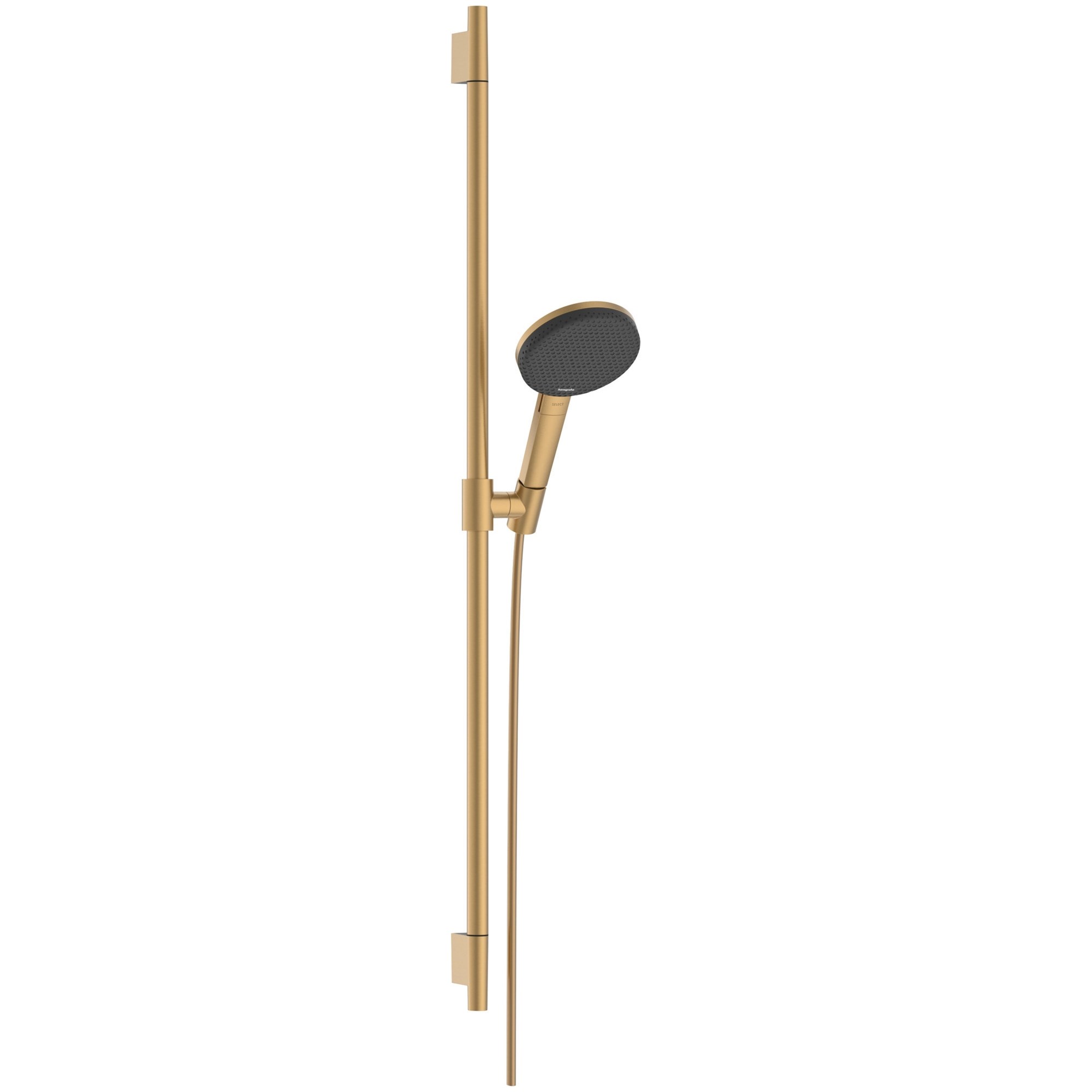 Hansgrohe Raindance Alive Select S Duş Seti 90 cm Sürgülü 12,5 cm El Duşlu 3 Fonksiyonlu EcoSmart Mat Bronz 24603140
