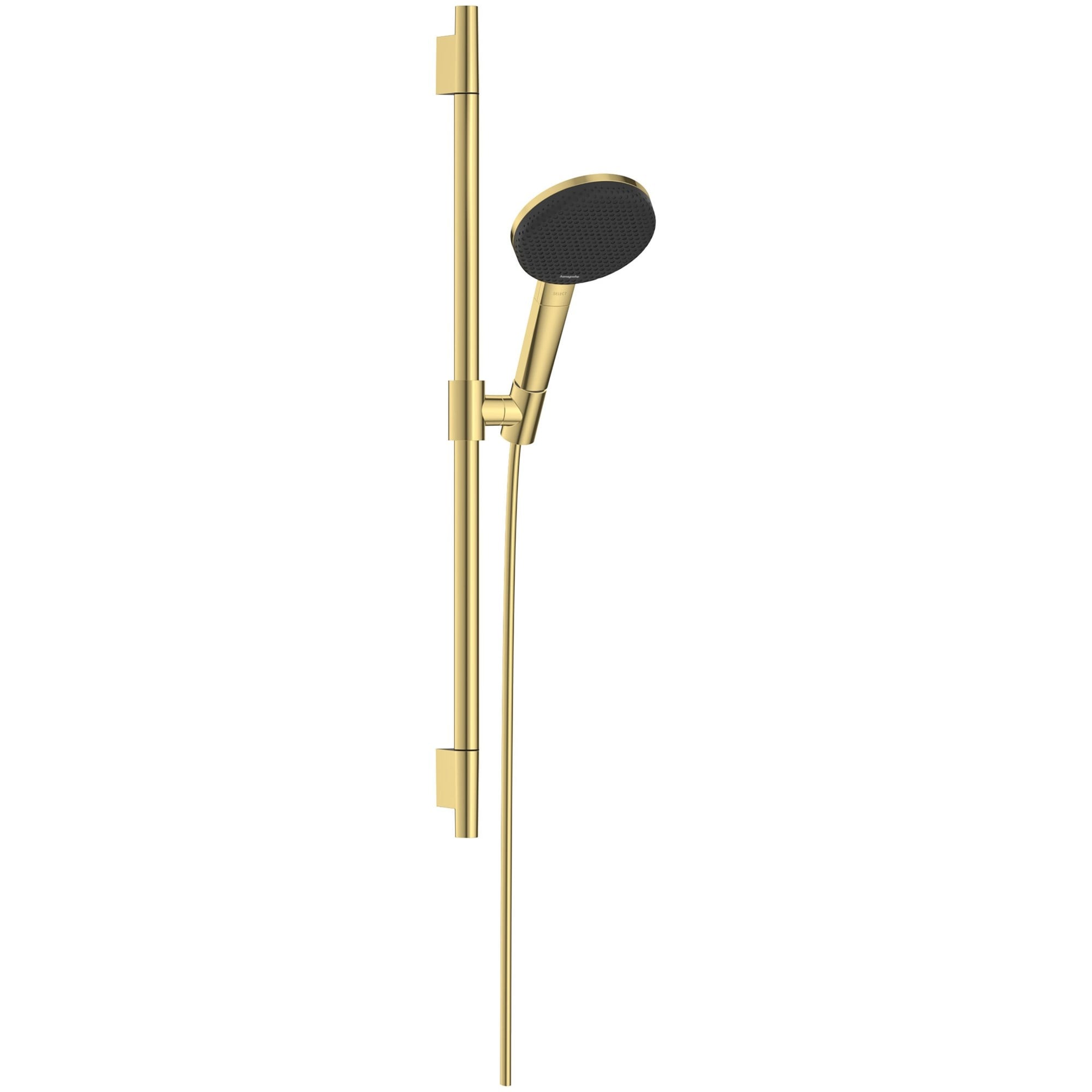 Hansgrohe Raindance Alive Select S Duş Seti 65 cm Sürgülü 12,5 cm El Duşlu 3 Fonksiyonlu EcoSmart Parlak Altın 24602990