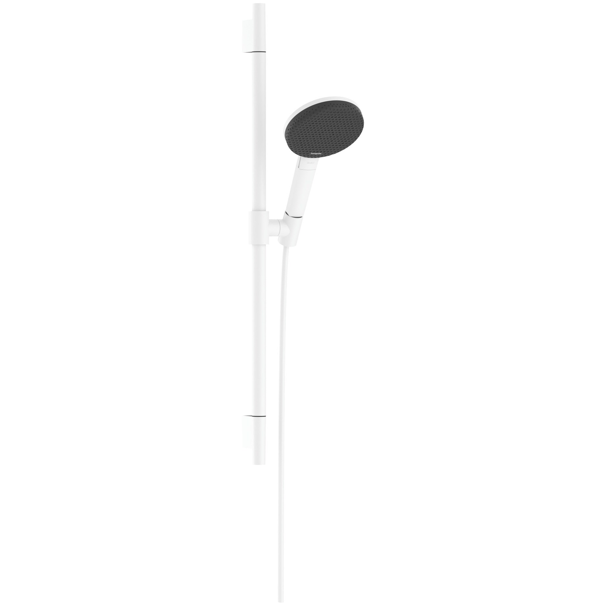 Hansgrohe Raindance Alive Select S Duş Seti 65 cm Sürgülü 12,5 cm El Duşlu 3 Fonksiyonlu EcoSmart Mat Beyaz 24602700